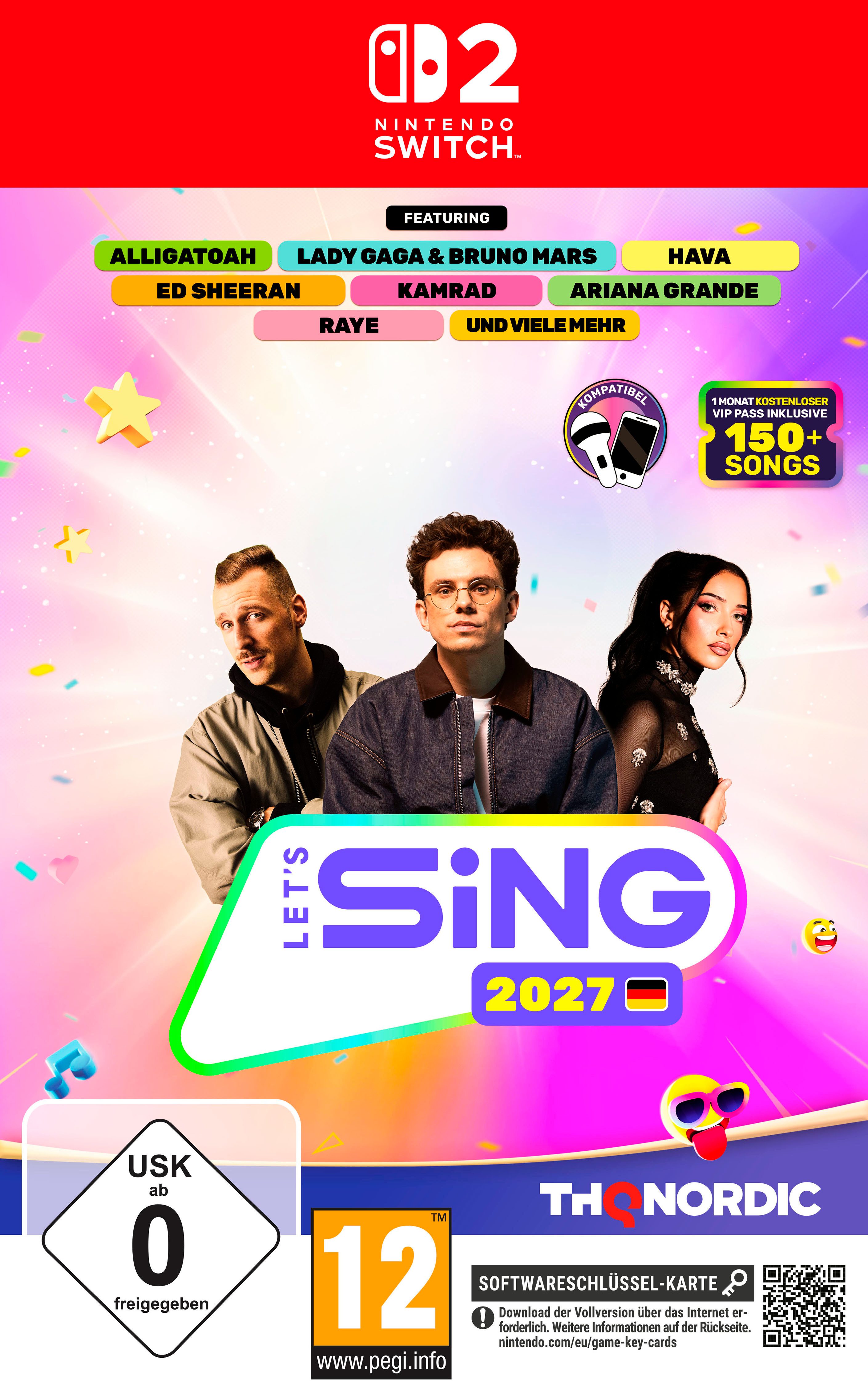 Let's Sing 2027 (Speicherkarte), Nintendo Switch 2