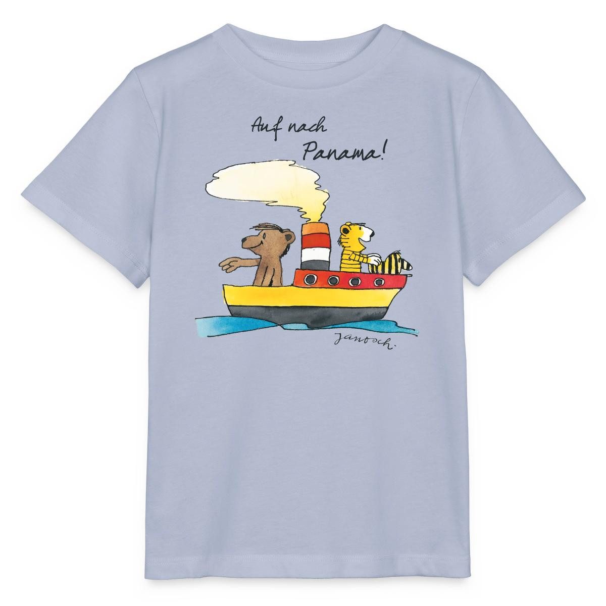 T-Shirt Janosch Tiger Und Bär Auf Nach Panama Kinder Basic T-Shirt