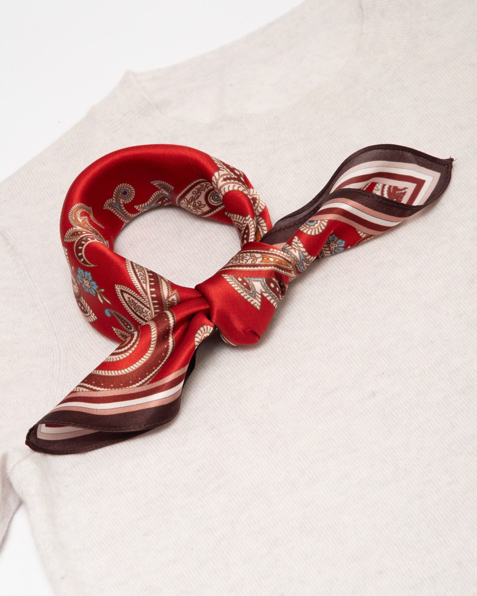 MayTree Seidentuch quadratisch Paisley 53x53 schwarz, (Stück), 100% Seide günstig online kaufen