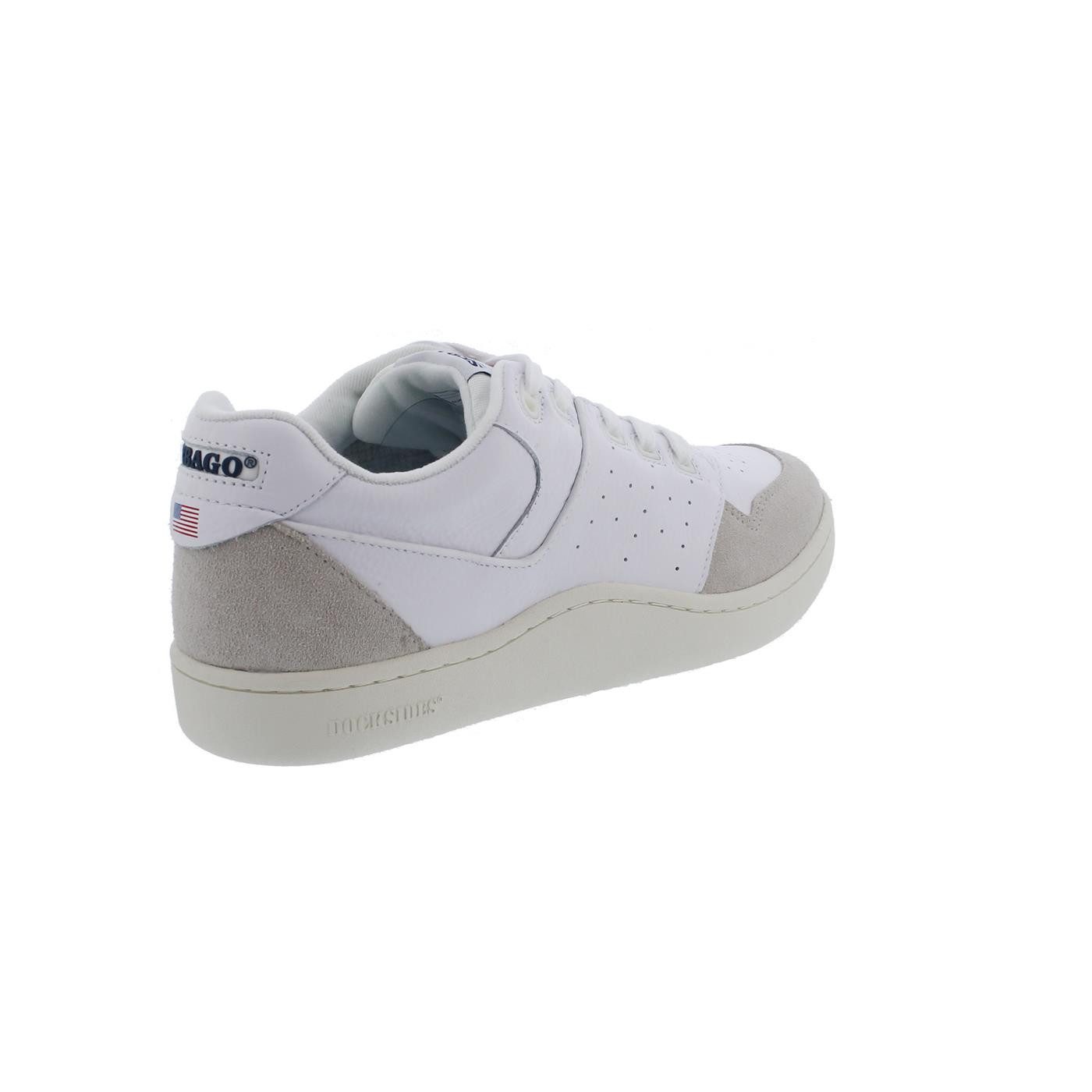 Sebago Sebago Hurricane, Retro-Segel-Sneaker, Velours- und Glattleder, White, Bootsschuh