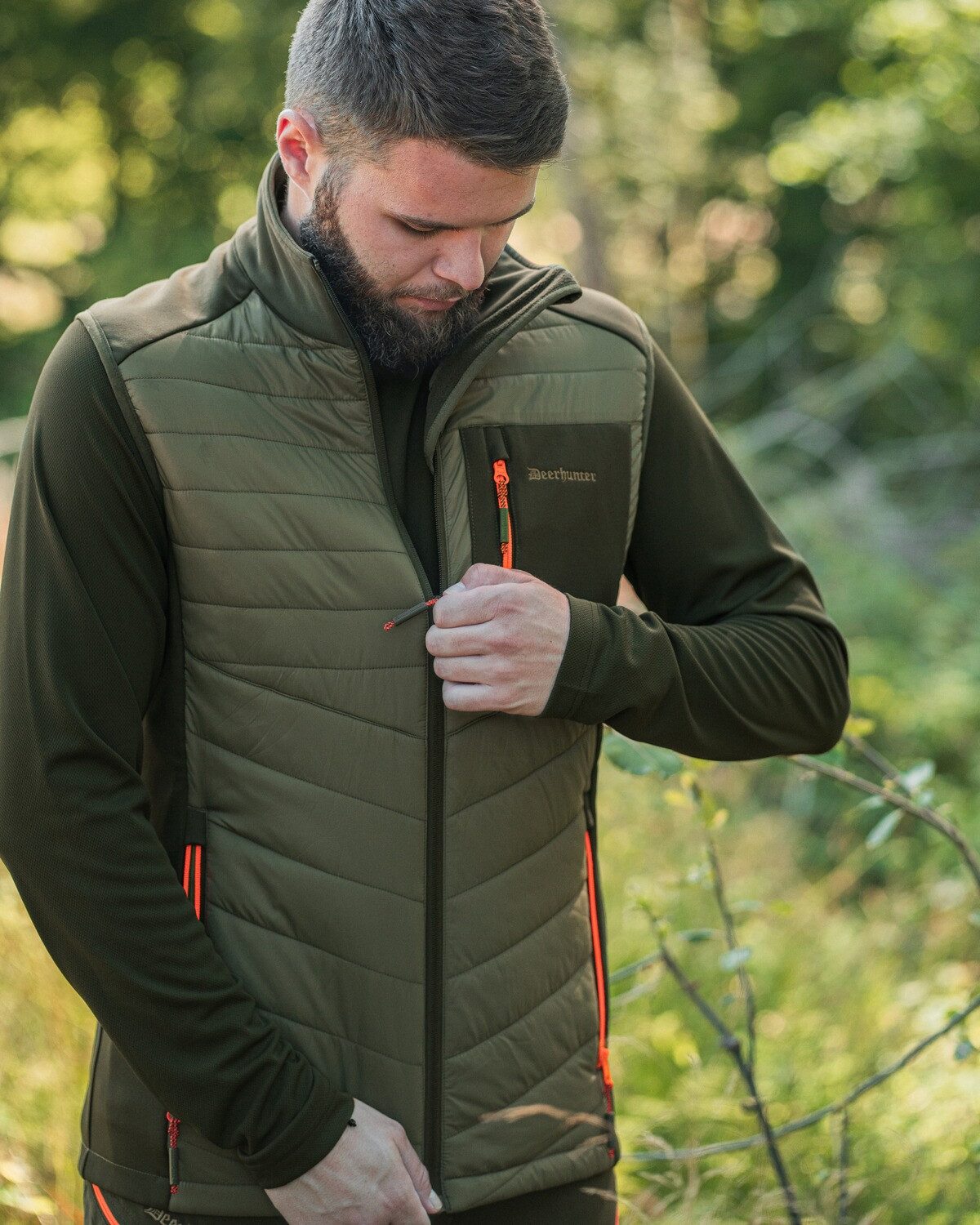 Deerhunter Jagdweste Hybrid-Weste Chamois