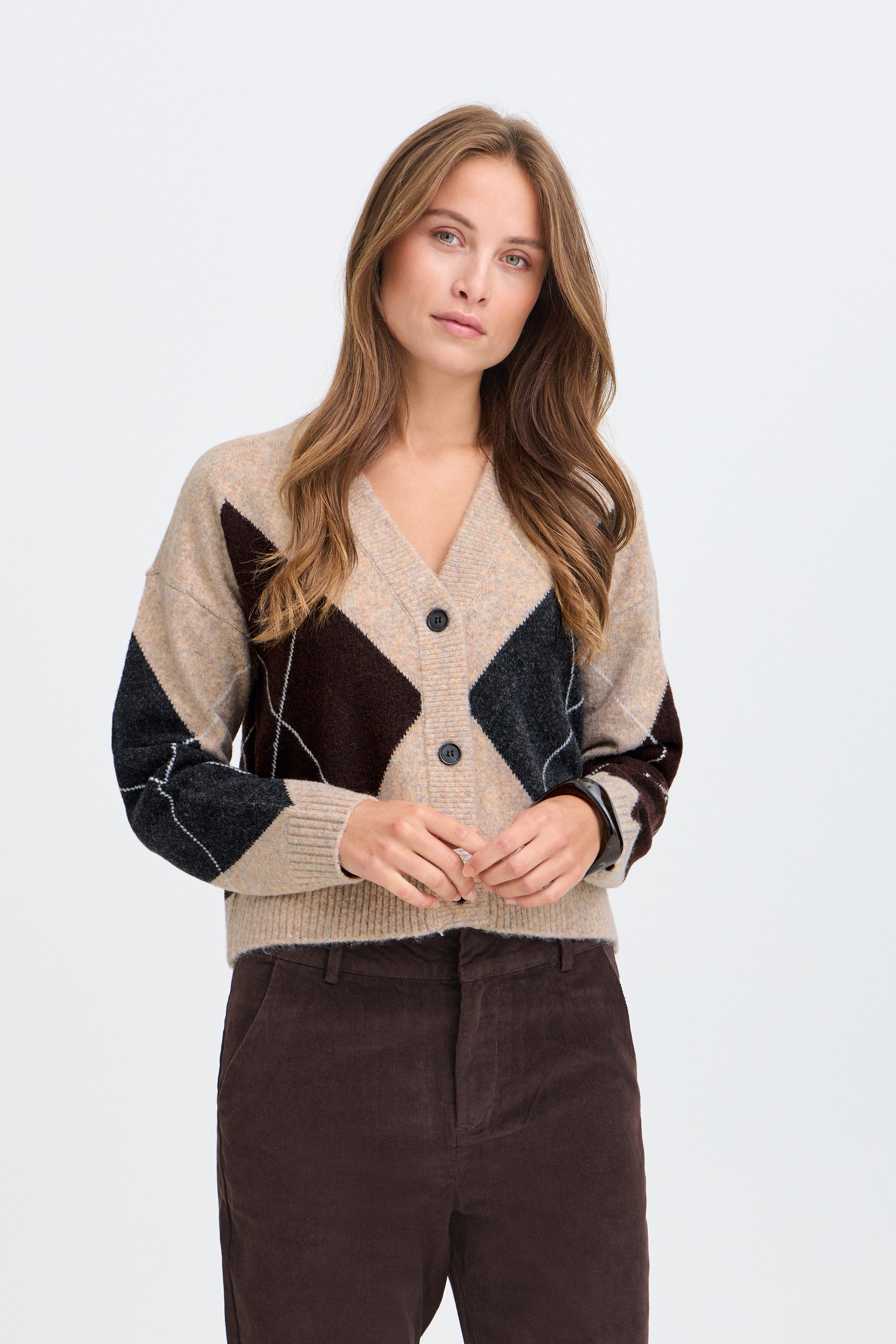 b.young Cardigan Langarm BYOSMILLA