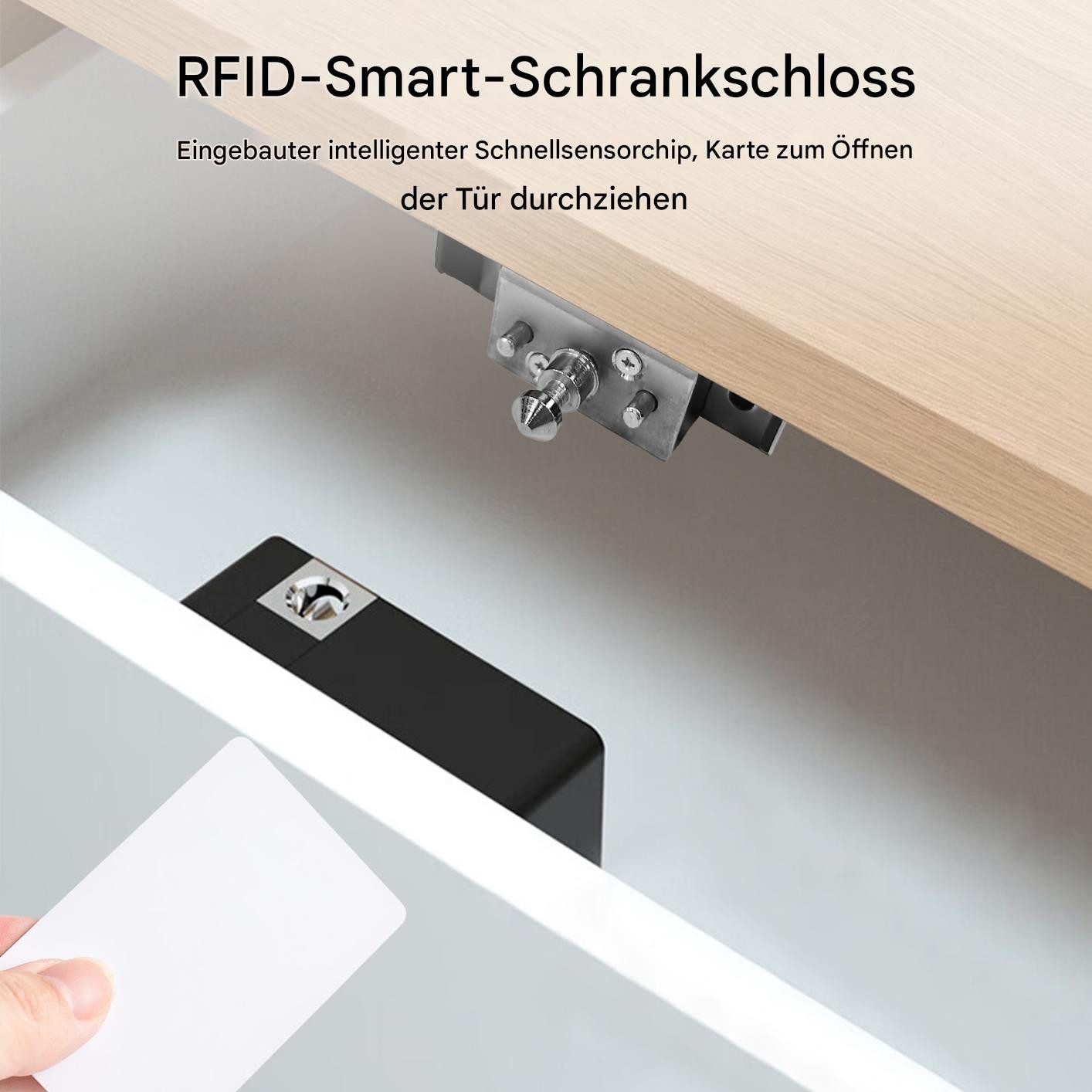 GARRYFIZH Türschlossantrieb Schubladenschloss Programmierbare RFID-Technologie, Elektronisches Sensor-Schrankschloss