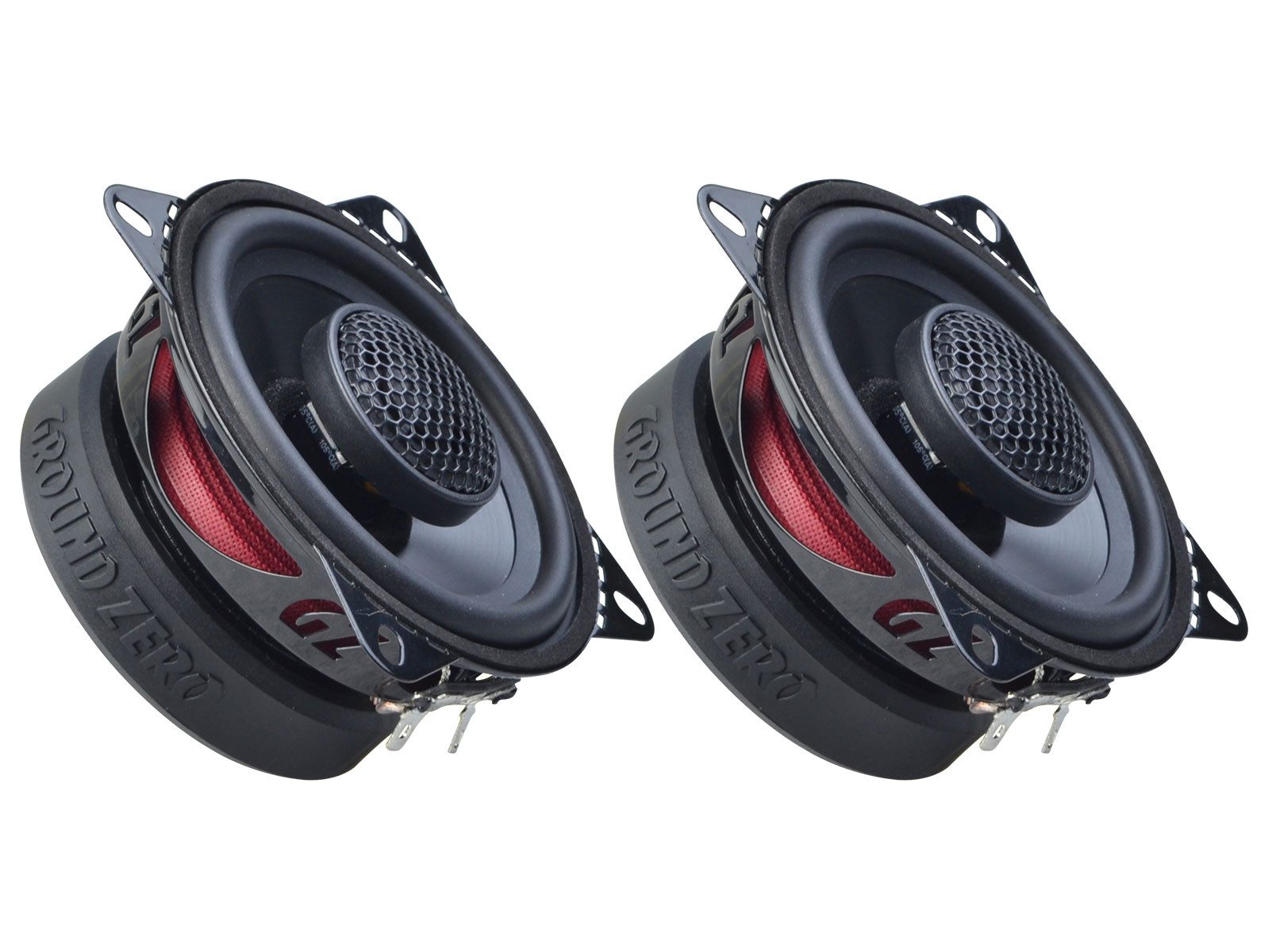 Ground Zero GZRF 4.0SQX, 100 mm 2-Wege Koaxial-Lautsprechersystem Auto-Lautsprecher (70 W)