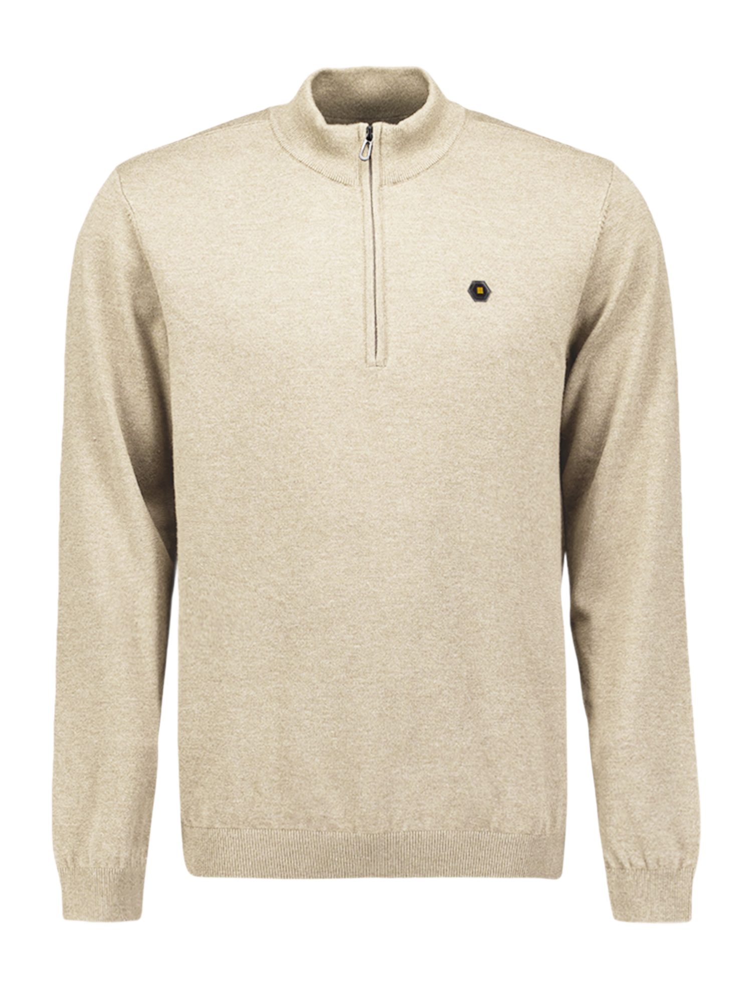 NO EXCESS Strickpullover SN & Fasttrack Casual,Viskose,Unifarben,Troyer-Kragen,Langarm,Relaxed Fit