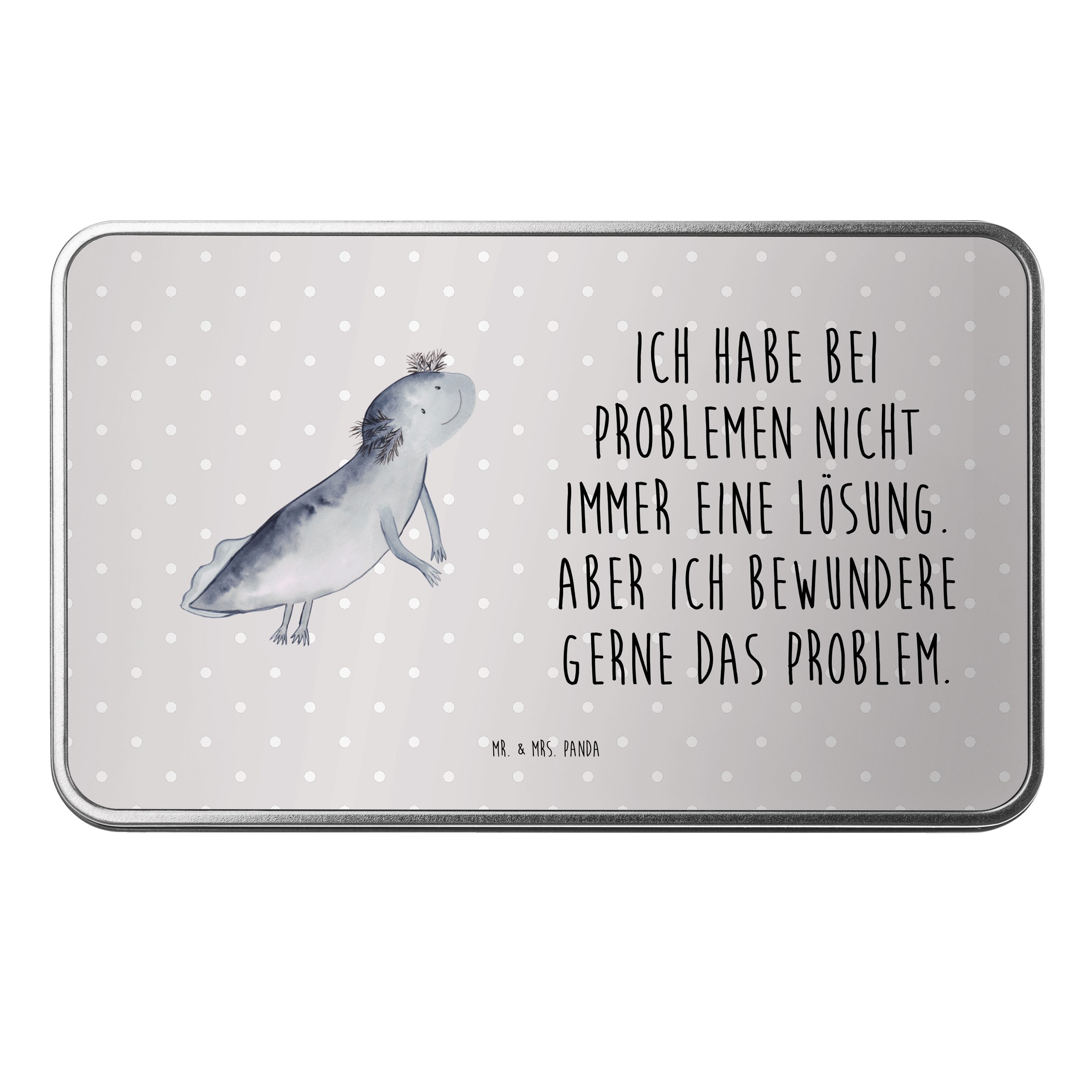 Mr. & Mrs. Panda Dose Axolotl Schwimmen, (Packung), Schwanzlurch Keksdose plätzchendose