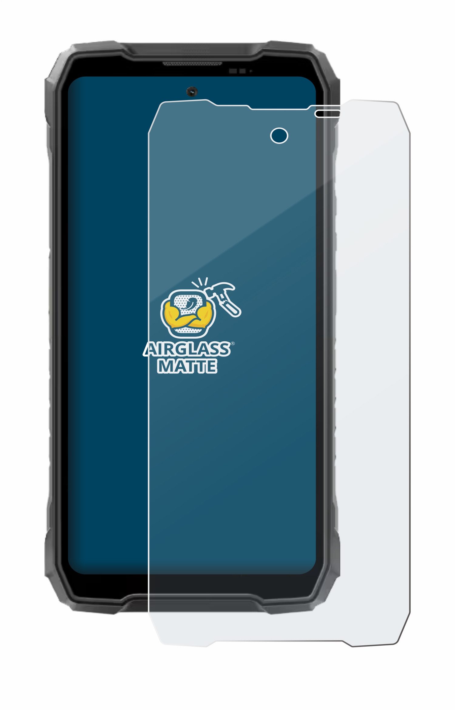 BROTECT Displayschutzglas Folie für Blackview Rock 5, Schutzfolie Glas Panzer Display Schutz matt