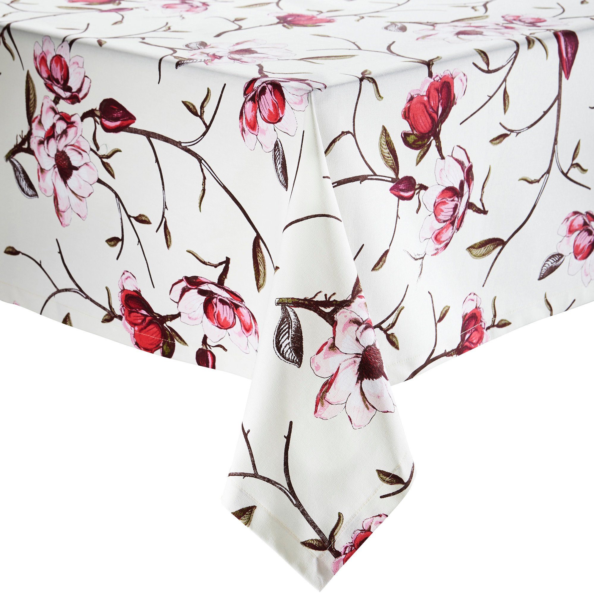 Erwin Müller Tischdecke Tischdecke "Magnolie", fleckabweisend Blumen günstig online kaufen