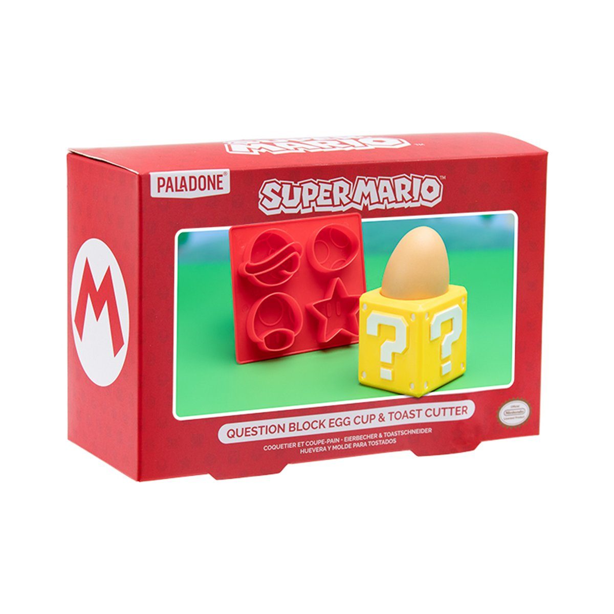 und Toastschneider Eierbecher Paladone Super Backform Mario