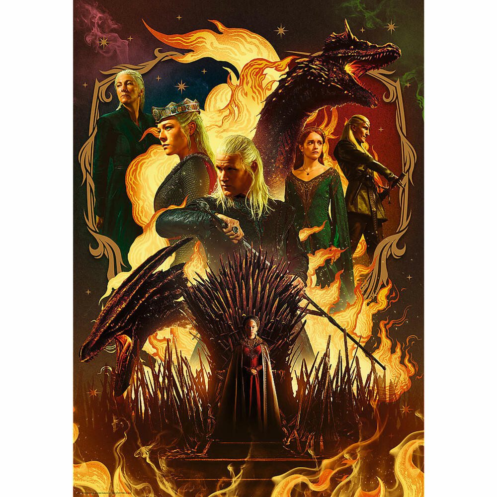 Trefl Puzzle House of Dragons, 1000 Teile, 1000 Puzzleteile