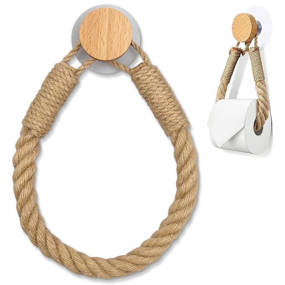 Coonoor Toilettenpapierhalter Küchenrollenhalter ohne Bohren,Vintage Handtu günstig online kaufen