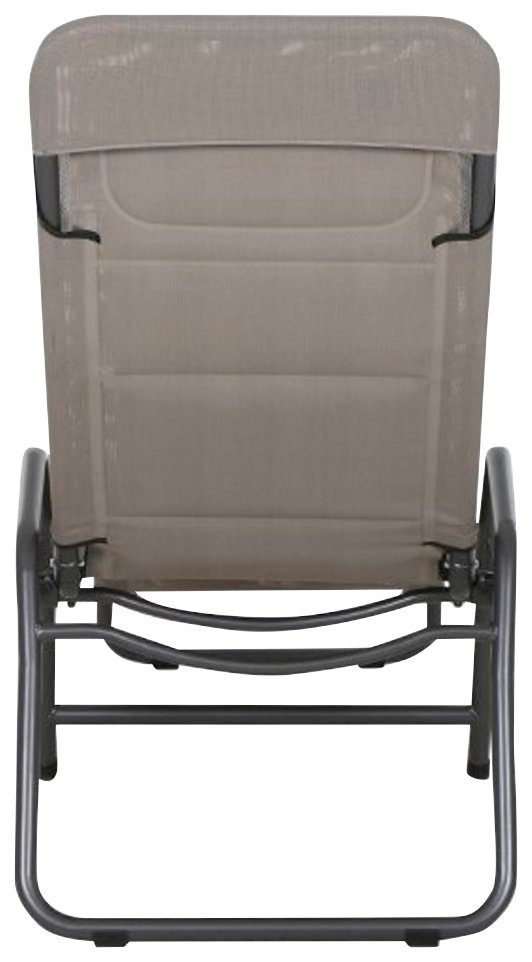 Siena Garden Gartenliege Fano, Stahl/Textil, verstellbar, inkl. Auflage