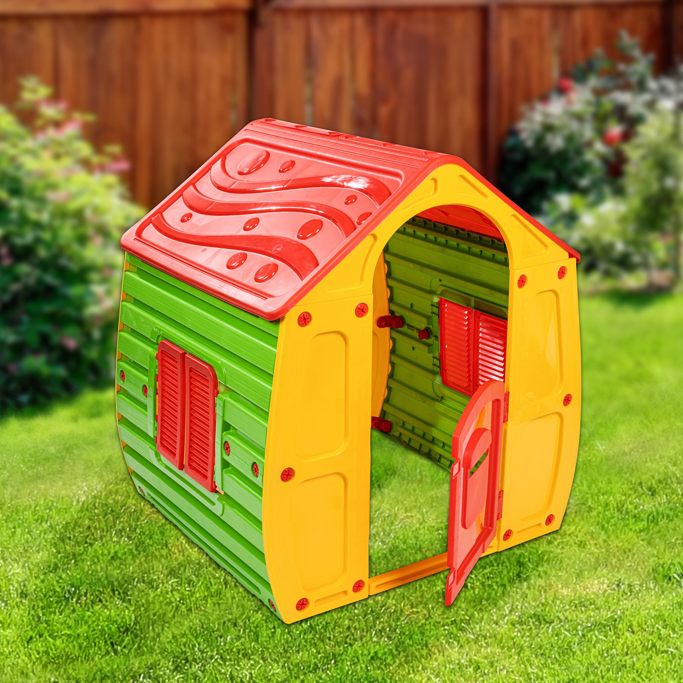 Haushalt International Spielhaus Kinderspielhaus für den Garten Magical out günstig online kaufen