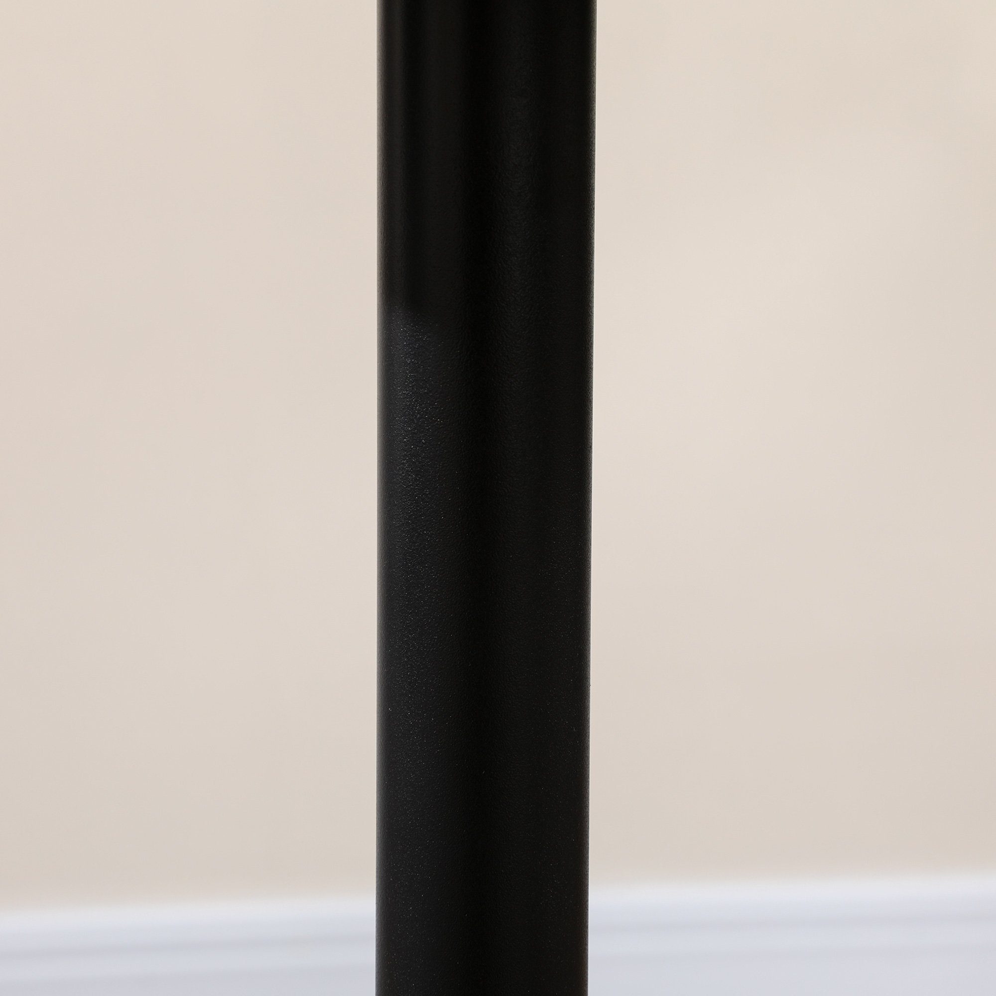 1-St., 70x70x75 (Esszimmerisch, HOMCOM Esstisch), Runder Stahlfuß cm, BxLxH: Schwarz mit Küchentisch Esstisch Moderner