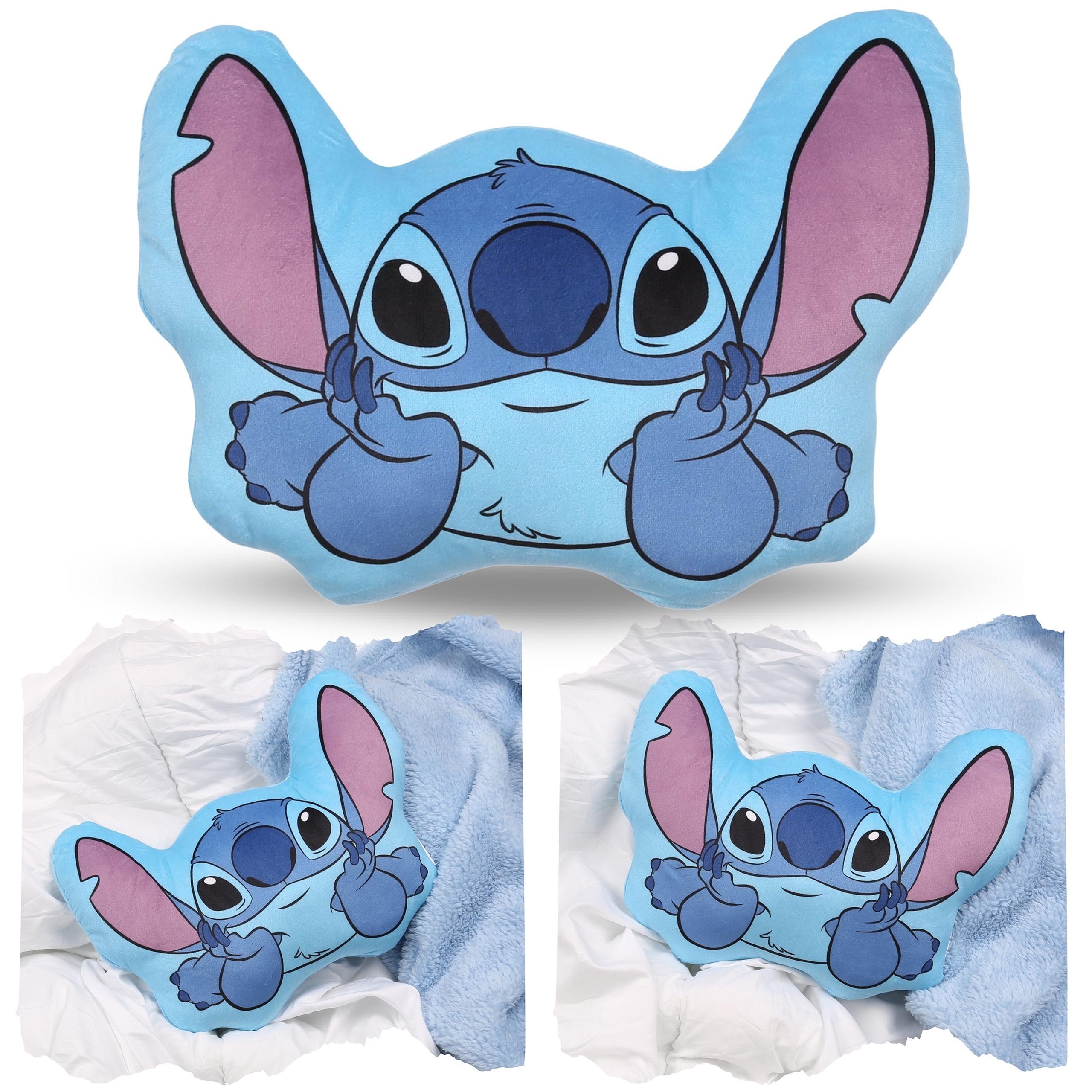 Sarcia.eu Dekokissen DISNEY Stitch Zierkissen aus Velour, 33x25cm, fürs Kin günstig online kaufen