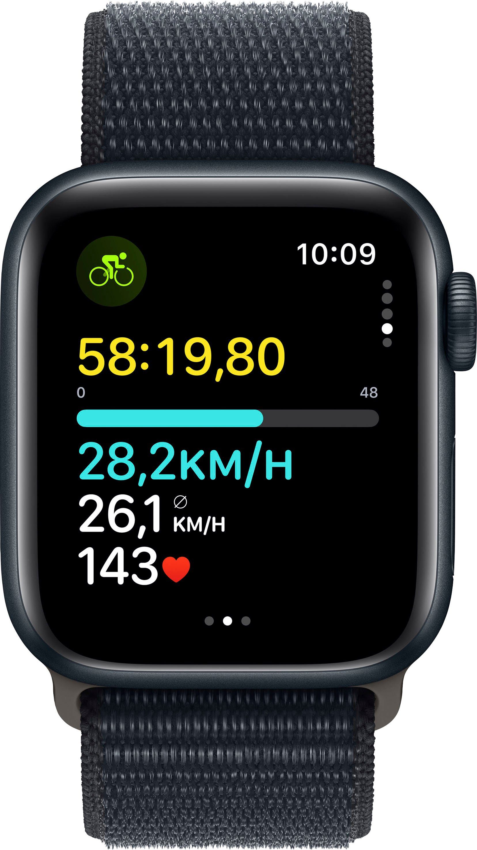 | Watch Apple Smartwatch 10), Midnight 40mm SE GPS Zoll, OS (4 Watch Sport Loop Midnight/Midnight cm/1,57