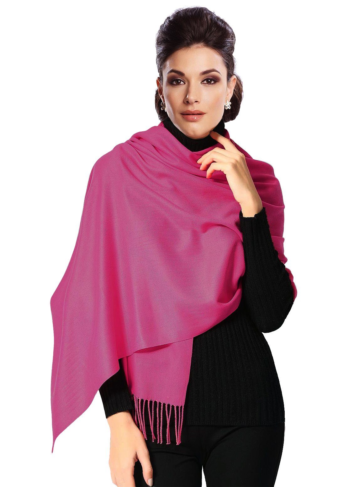 Moschen-Bayern Modeschal Pashmina Stola Damen Kaschmir Schultertuch Abendkleid festlich Schal, super weich und geschmeidig