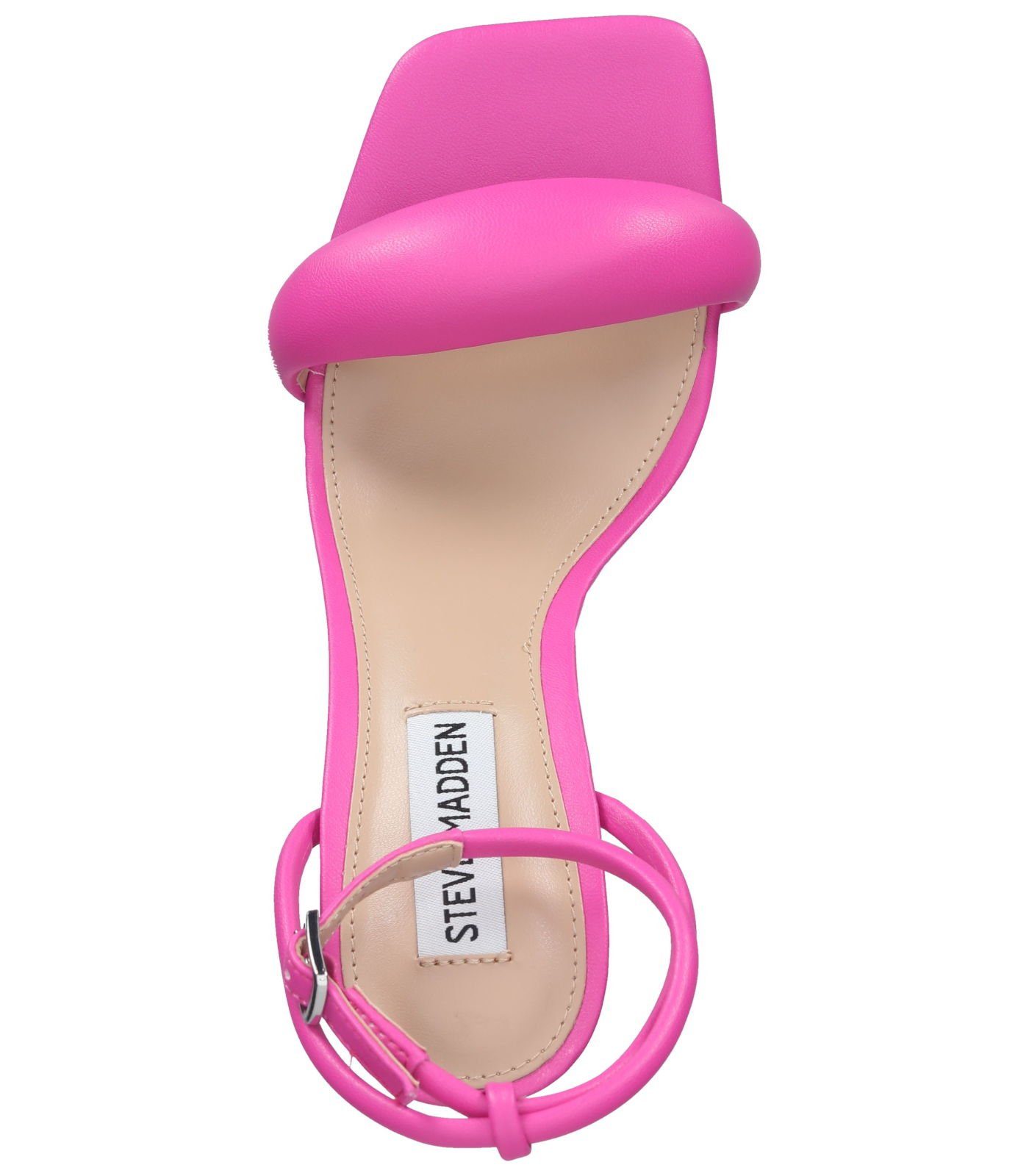 STEVE MADDEN Sandalen Lederimitat Neon Pink High-Heel-Sandalette