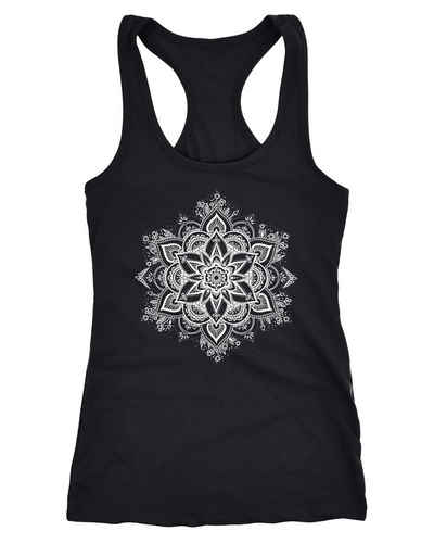 Neverless Tanktop Damen Tank-Top Mandala Ornament Bohemian Boho Ethno Racerback Neverless®