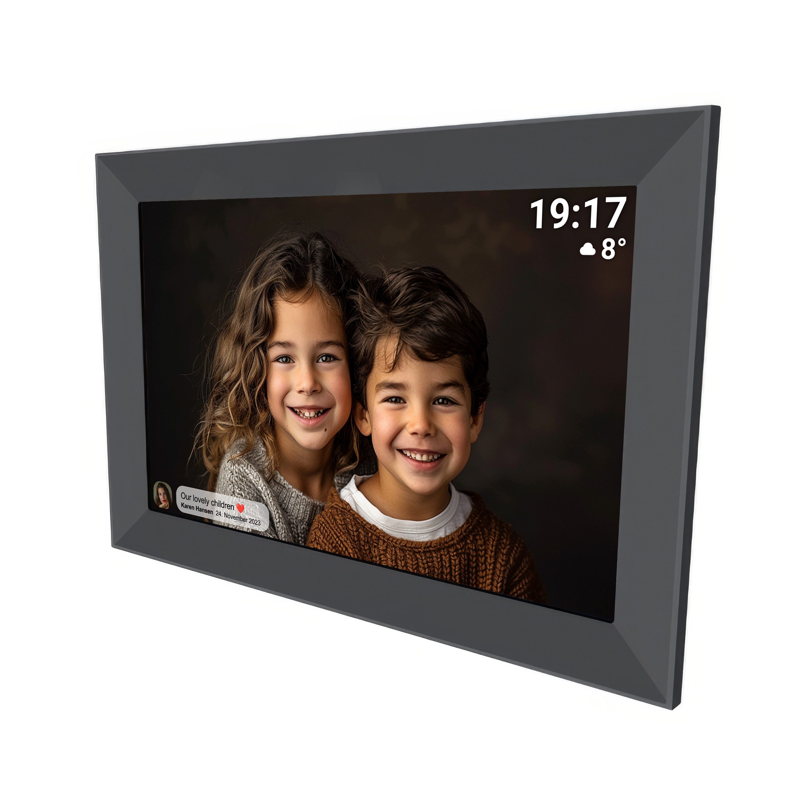 Denver PFF-1012B Digitaler Bilderrahmen (25.5 cm/10.1 ", 16 GB)