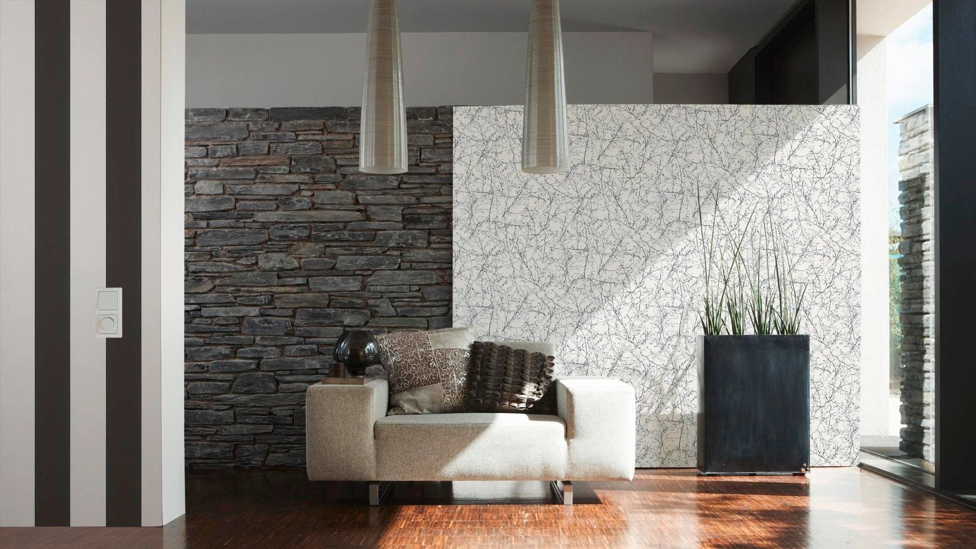 living walls Vliestapete Black & White, günstig online kaufen