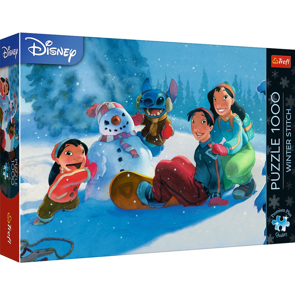 Trefl Puzzle Trefl, Disney Winter Stitch, 1000 Teile Premium Plus, 1000 ...