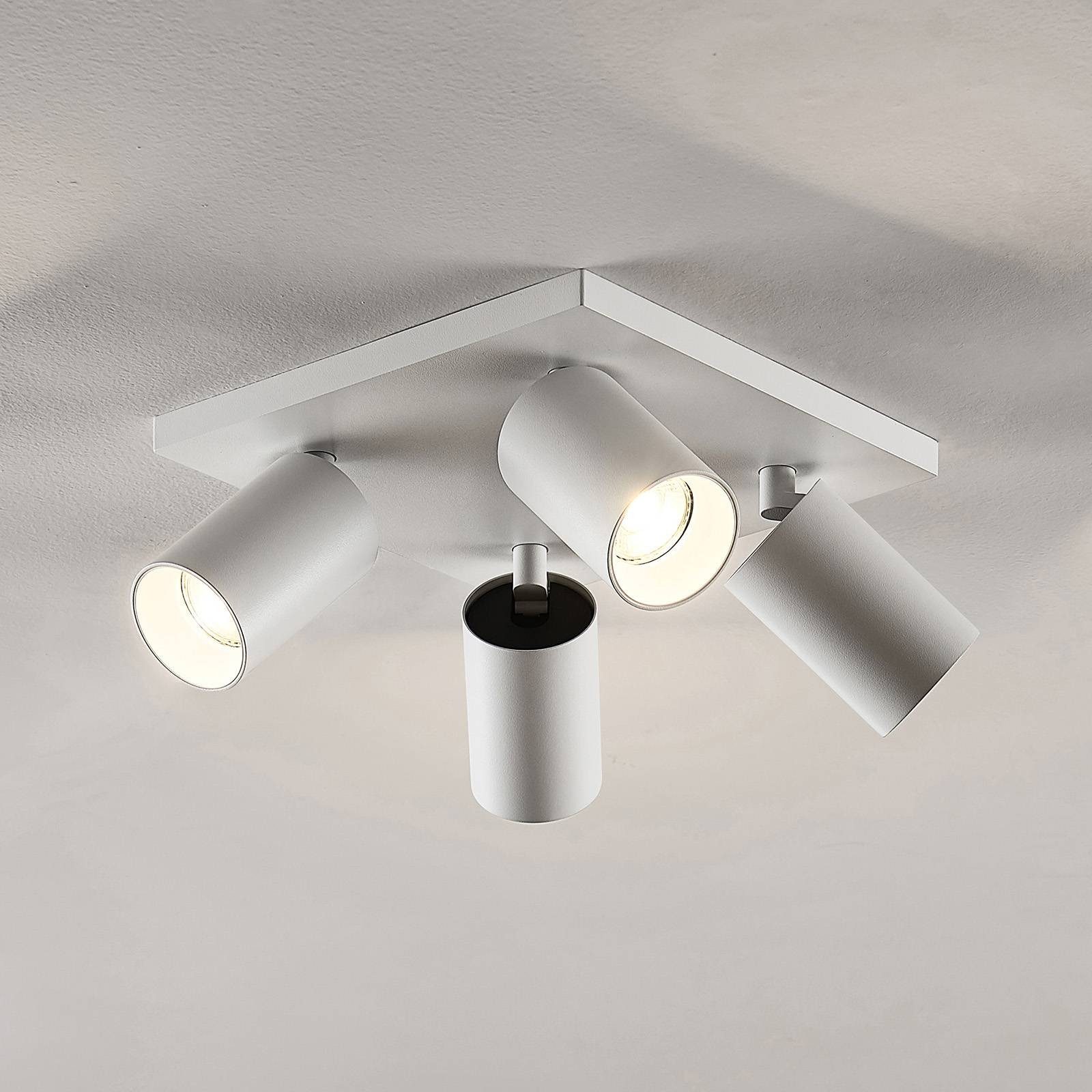 Arcchio Deckenstrahler Brinja, Metall, Weiß IP20, 4 x 8 W LED
