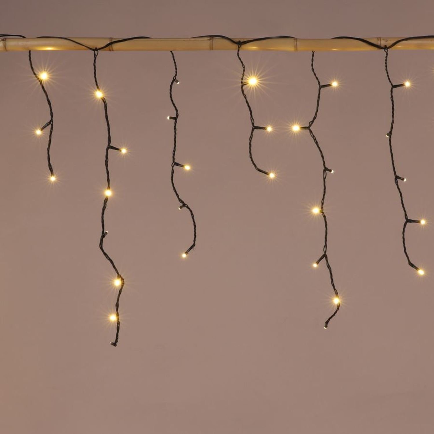 BURI Lichterkette LED Lichtervorhang 3,5m warmweiß Lichterkette Weihnachten günstig online kaufen