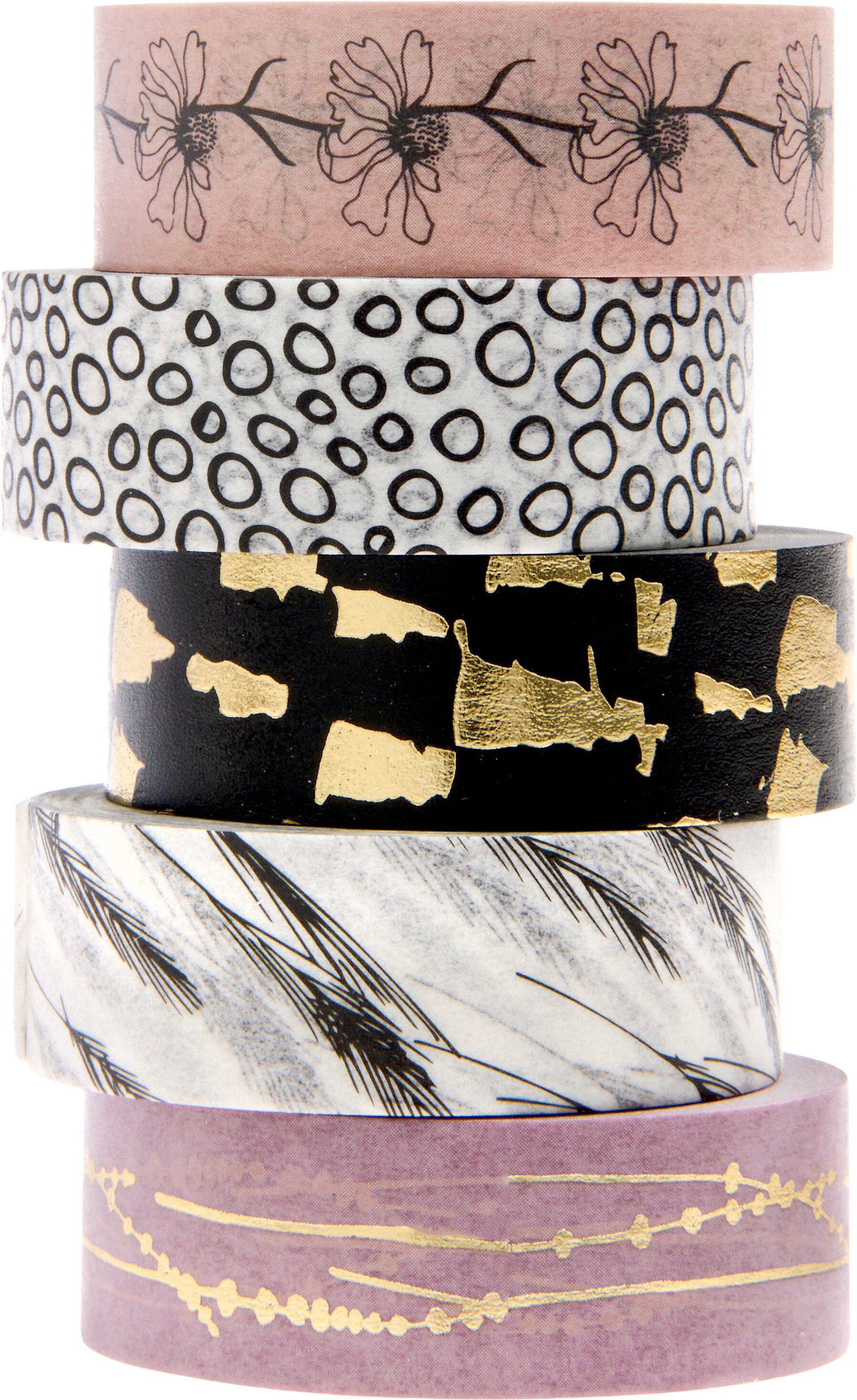 Rico Design Bastelband Tape-Set "In the Meadow", 5 Stück
