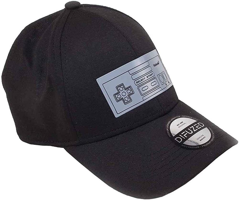 Nintendo Baseball Cap NINTENDO Baseball Cap Schirmmütze Cappy schwarz oder grau Erwachsene + Jugendliche