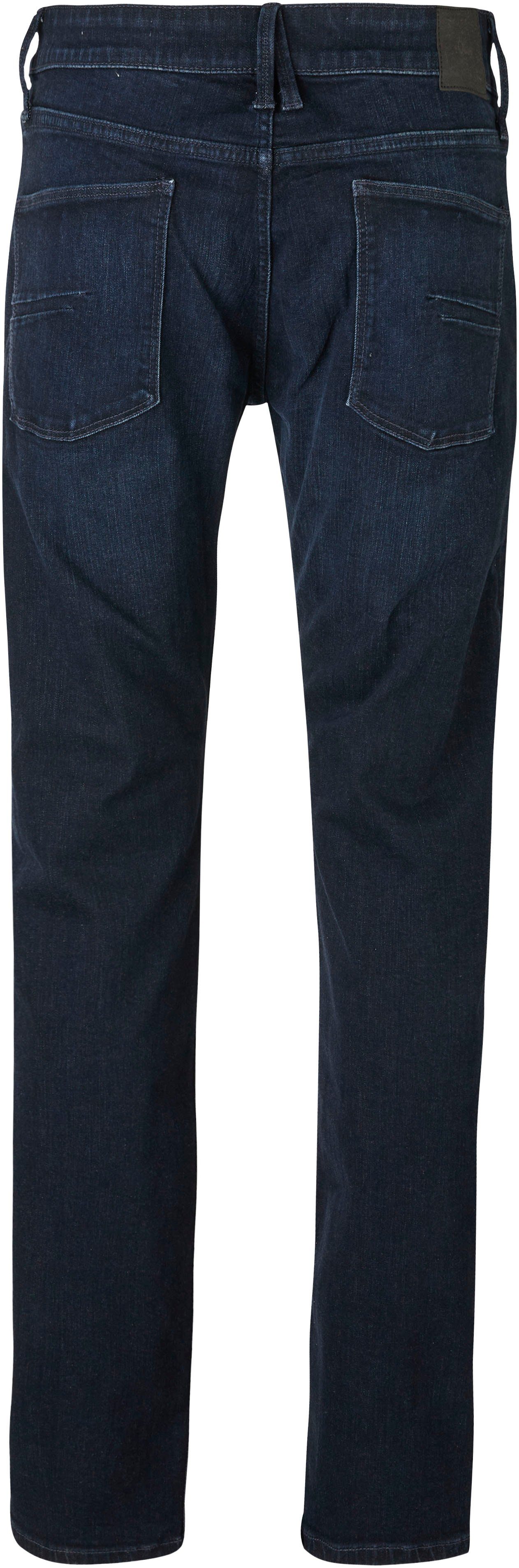 34 dark Gesäß- blue Eingrifftaschen Bequeme und Jeans s.Oliver mit