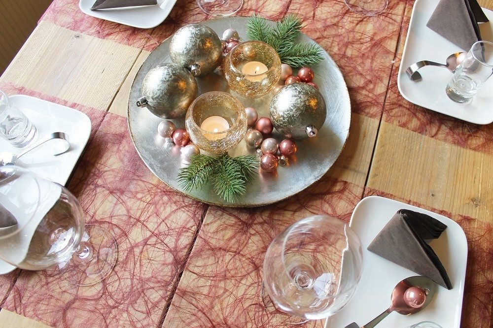 S.I. ZWARTZ BV Tischläufer SIZOWEB® Vlies METALLIC Dekorolle Tischläufer Ti günstig online kaufen