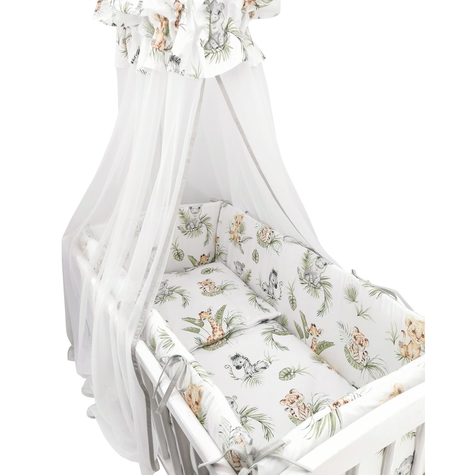 Baby-Delux Stubenbett Babywiege Komplettset, Schaukelwiege Weiß günstig online kaufen