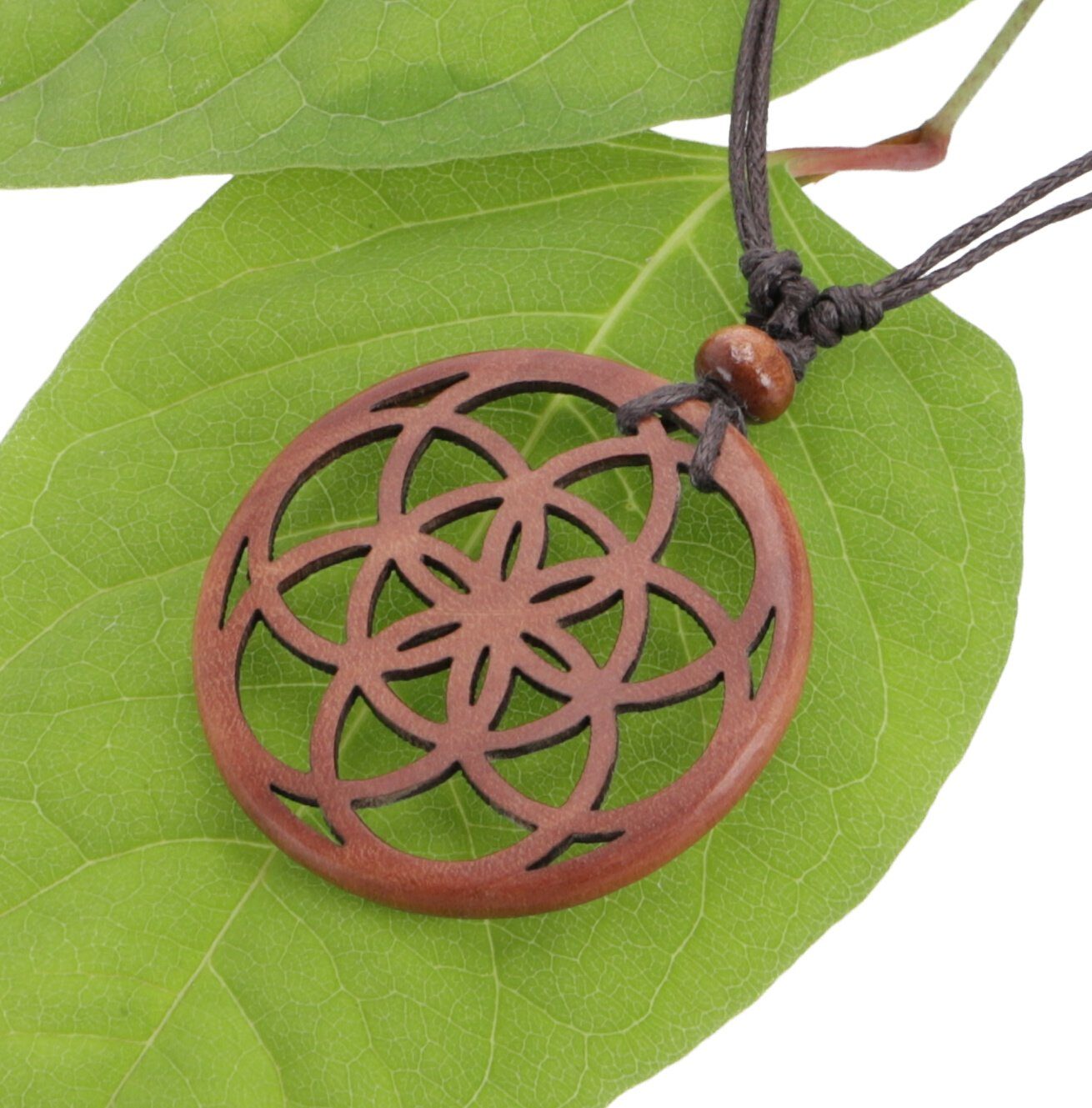 Guru-Shop Perlenkette Ethno Holzschmuck, Halskette, Surferkette -.. günstig online kaufen