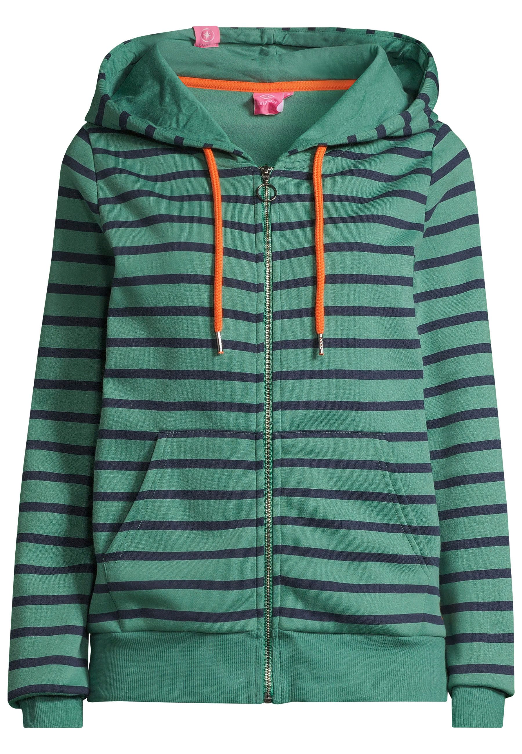 salzhaut Sweatjacke INGRID Damen normale Passform weiche, bequeme Sweatjack günstig online kaufen