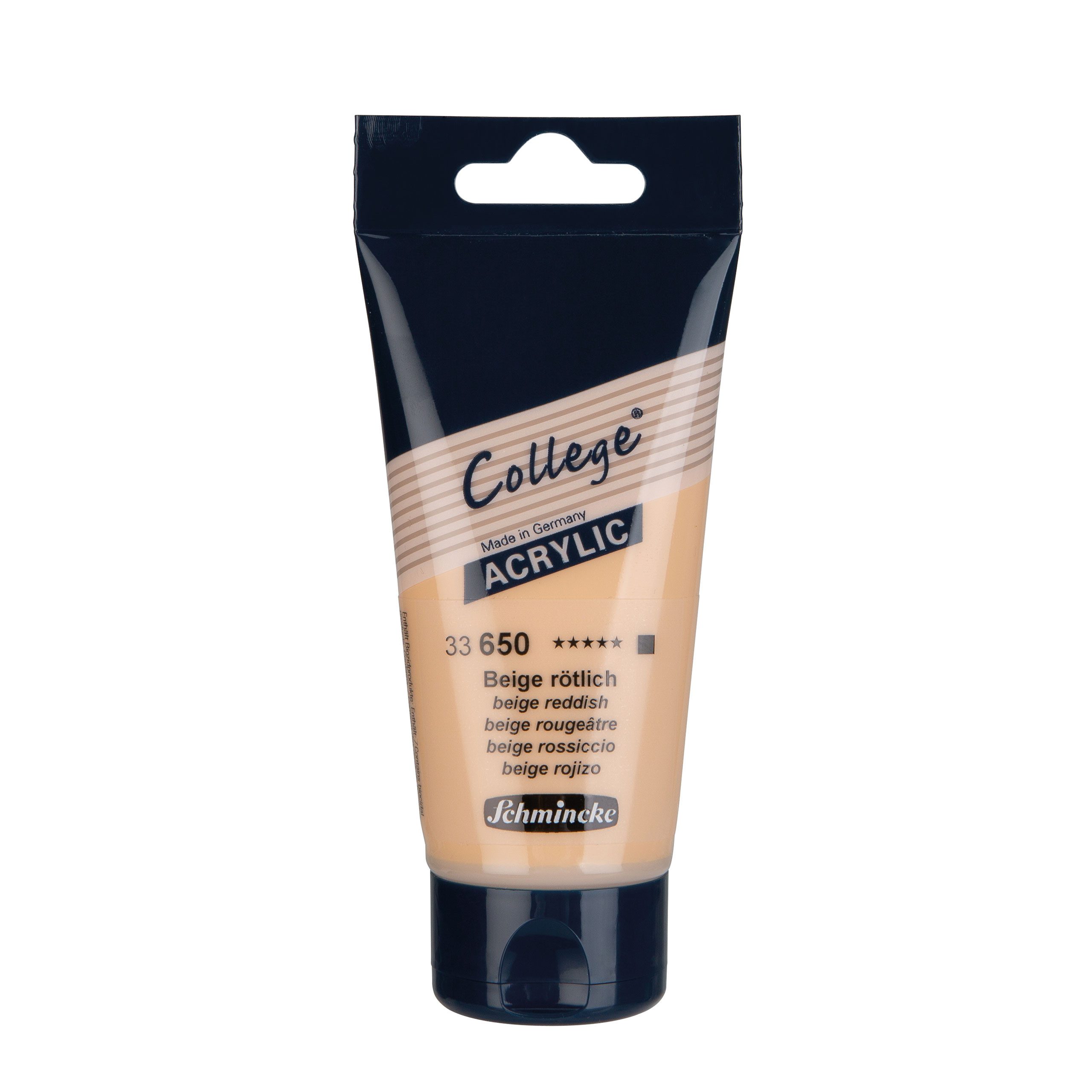 Schmincke Acrylfarbe 75ml College Acryl Beige rötlich Acryl 33 650 013