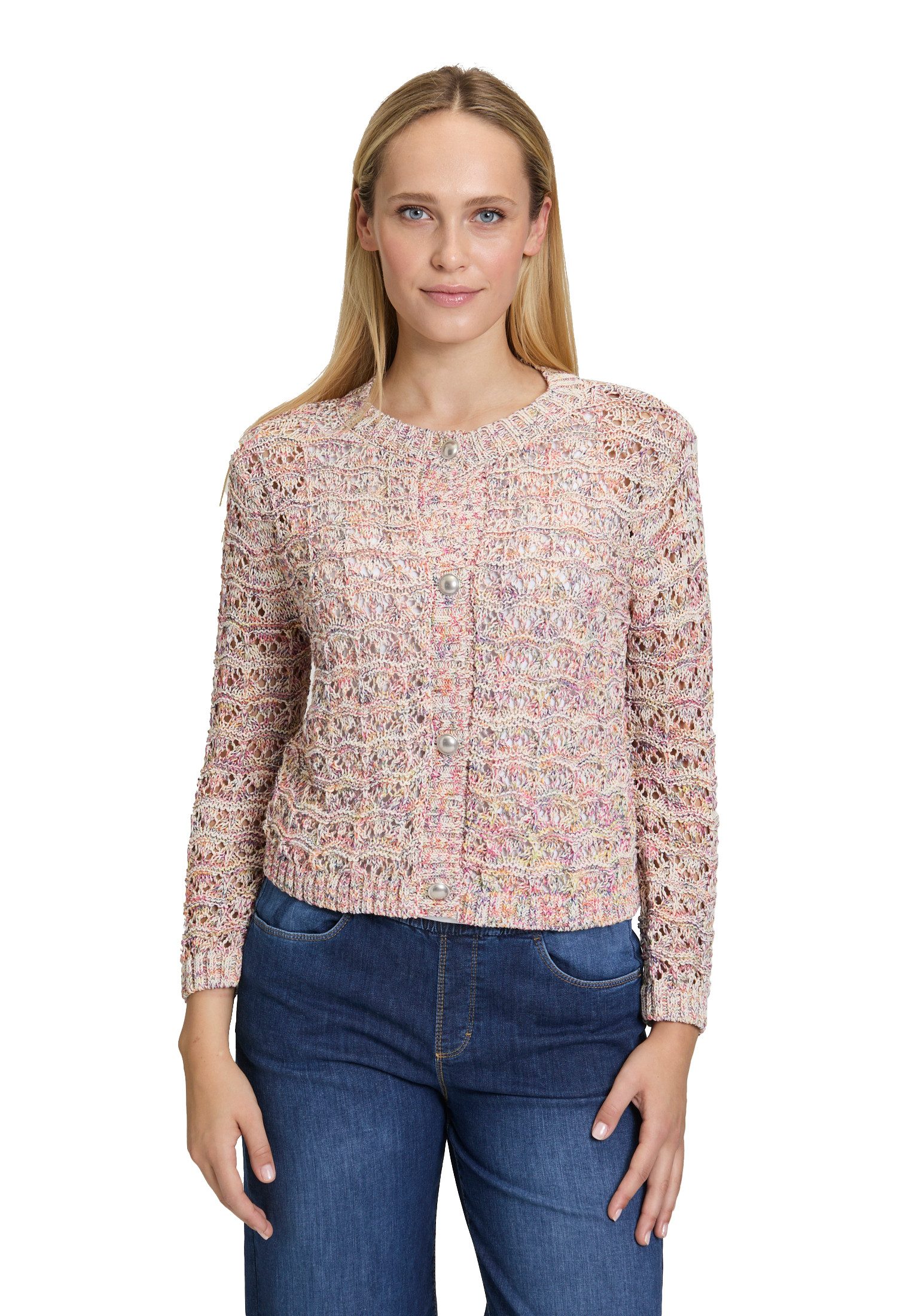 Cartoon Strickjacke Cartoon Damen Strick-Cardigan mit günstig online kaufen
