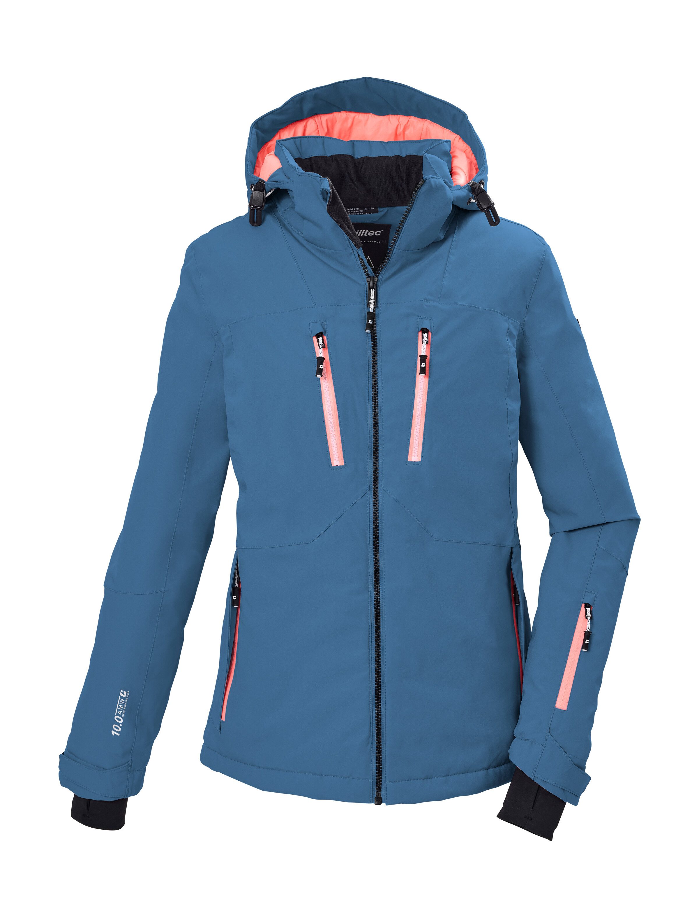Killtec Skijacke KSW 282 WMN SKI JCKT Wasserdichte, atmungsaktive Winterjacke mit verstellbaren Details