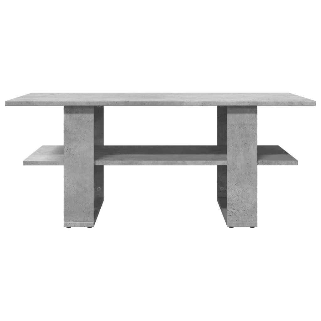 vidaXL Couchtisch Couchtisch Betongrau 102x55x42 cm günstig online kaufen