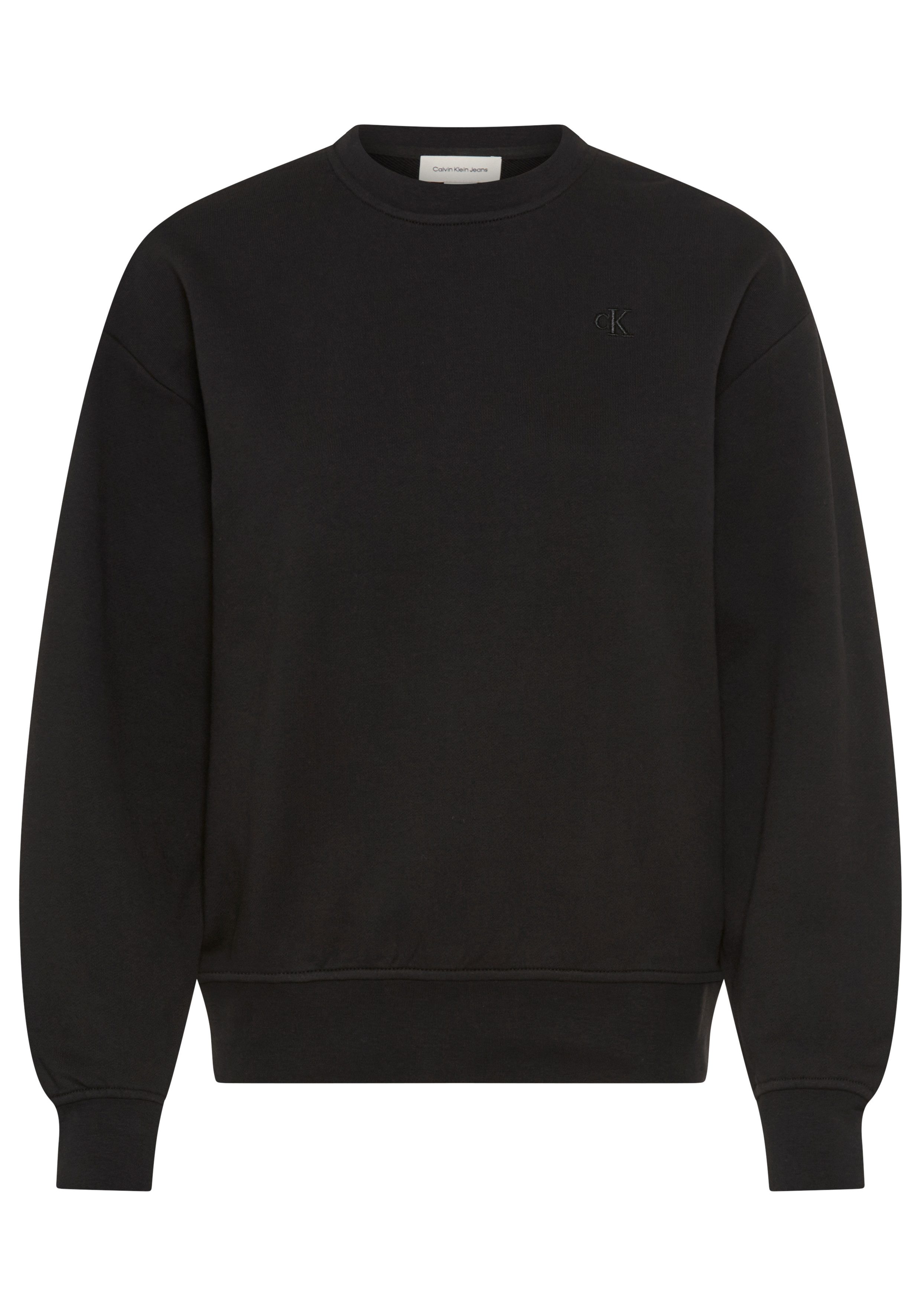 Calvin Klein Jeans Sweatshirt RELAXED MONOGRAM FRENCH TERRY Relaxed fit mit Rundhalsausschnitt