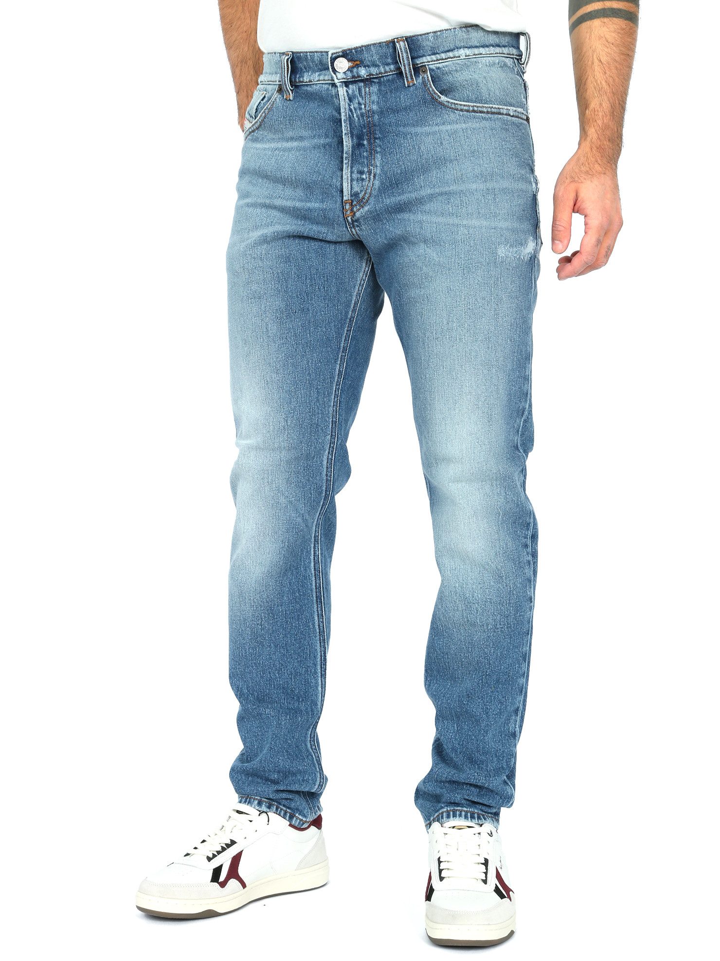 Diesel Straight-Jeans Hanf-Bio-Denim mit Stretch - günstig online kaufen