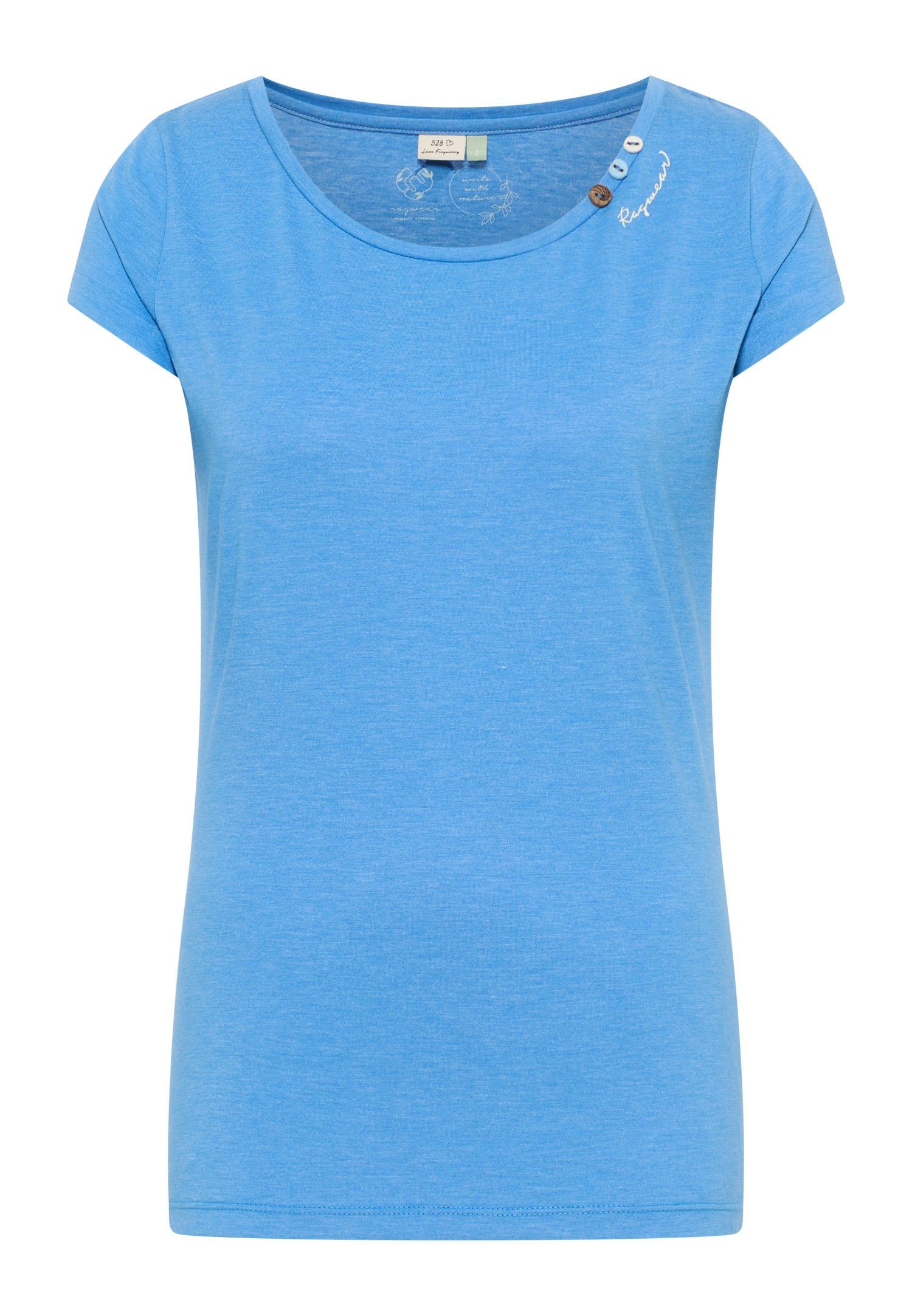 Mode FLORAH Vegane & BLUE A T-Shirt Nachhaltige Ragwear ORGANIC