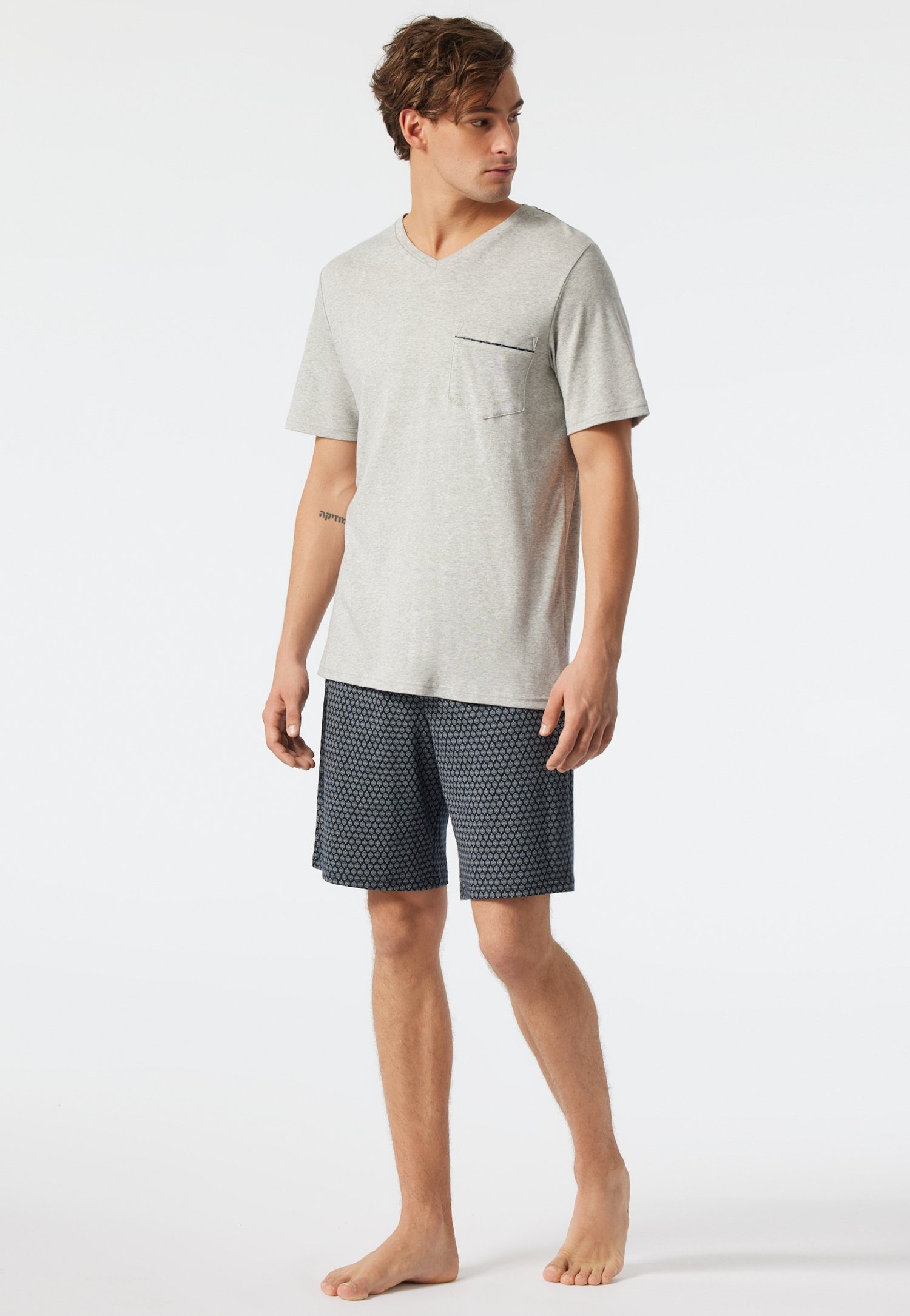 Schiesser Shorty Schlafanzug kurz