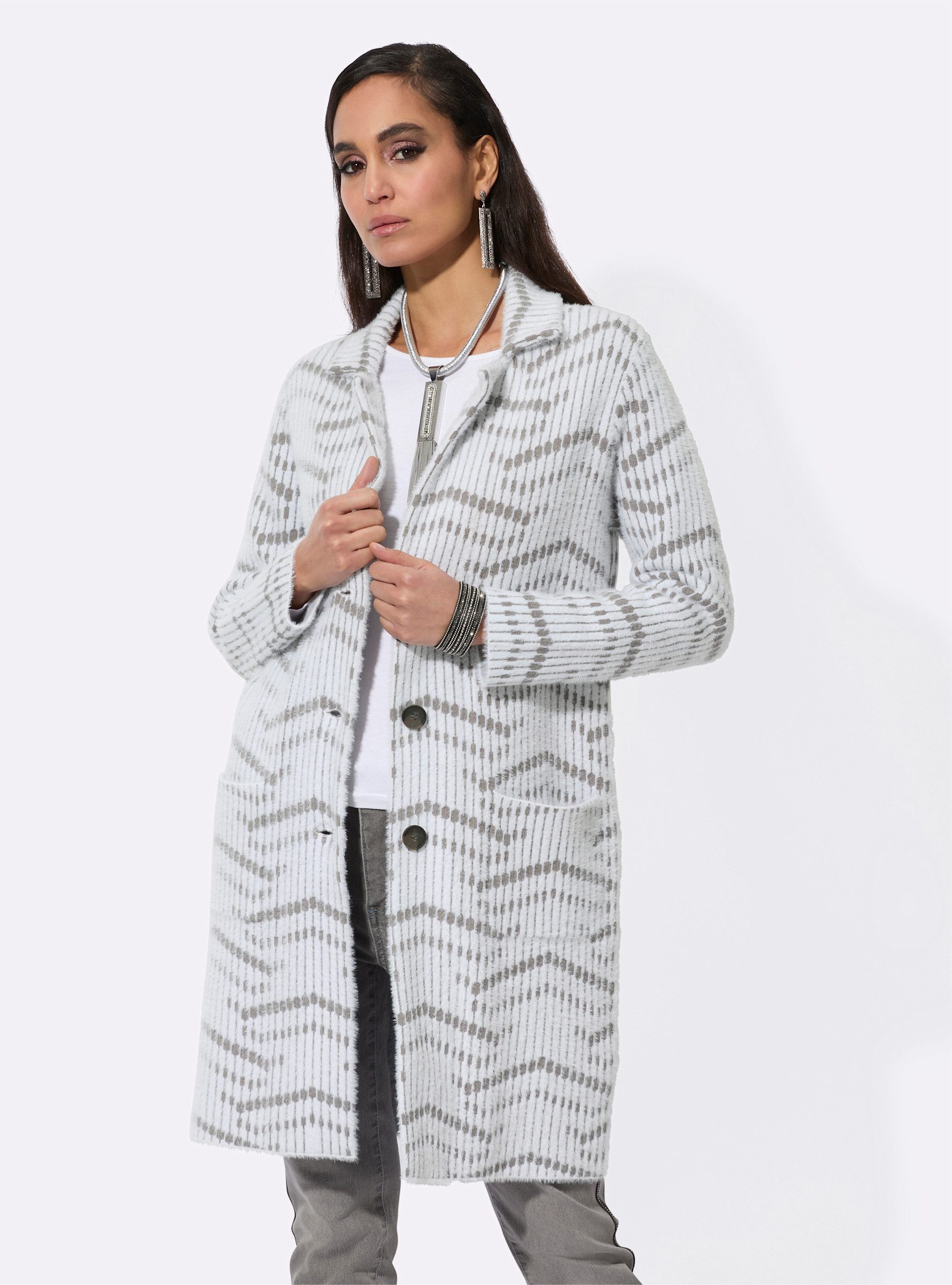 creation L Strickjacke Strickmantel günstig online kaufen