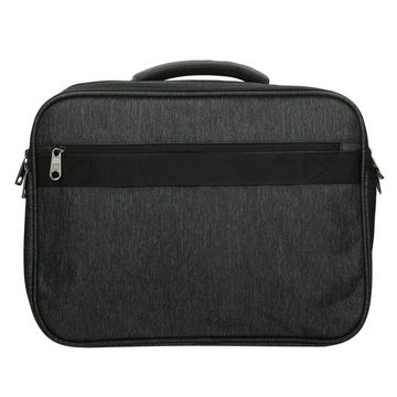 HTI-Living Flugumhänger Umhängetasche Reportertasche Schwarz (Stück, 1-tlg), Flugumhänger Laptoptasche