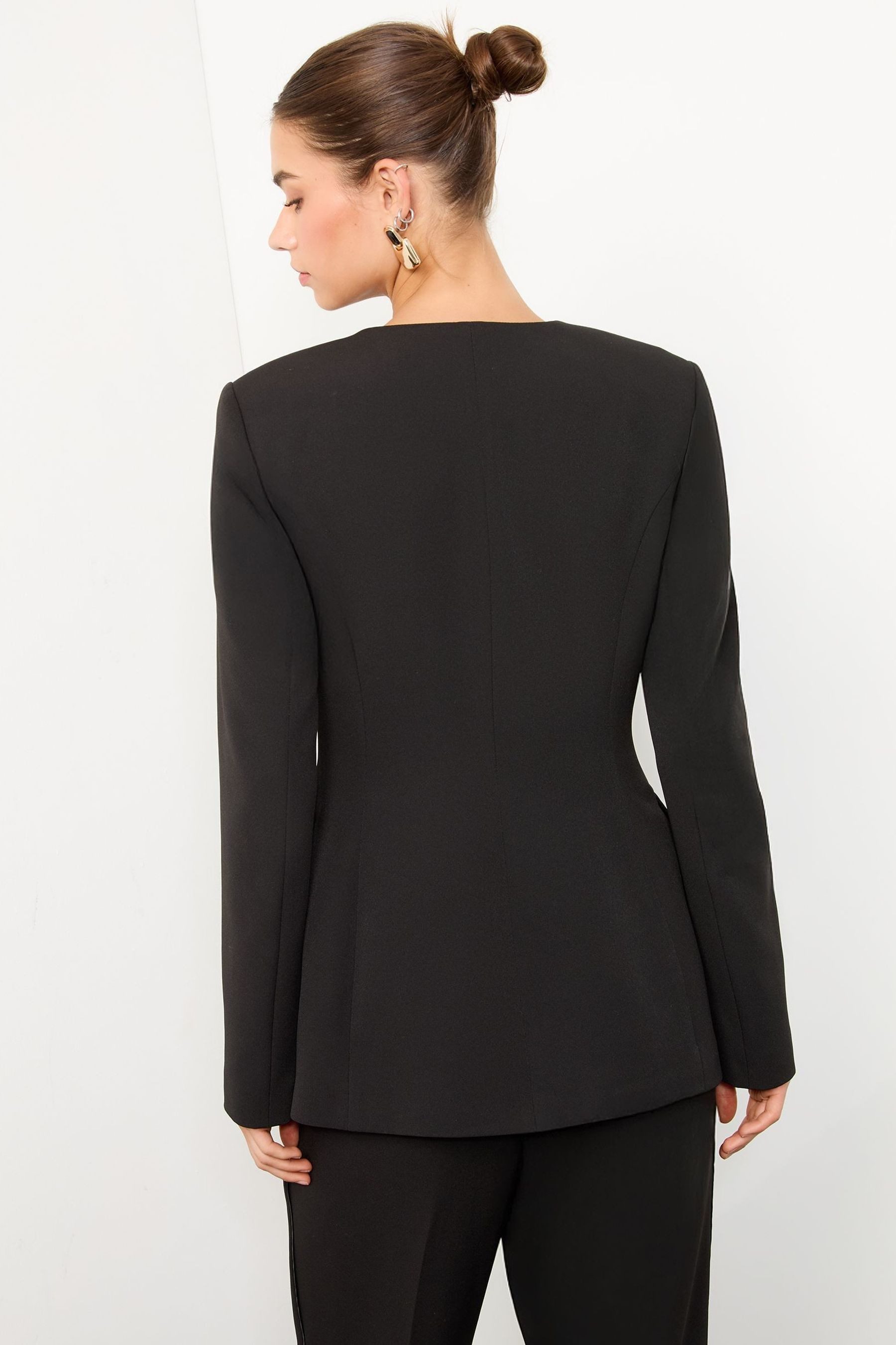 LIPSY Jackenblazer Lipsy Kragenloser Blazer (1-tlg) günstig online kaufen