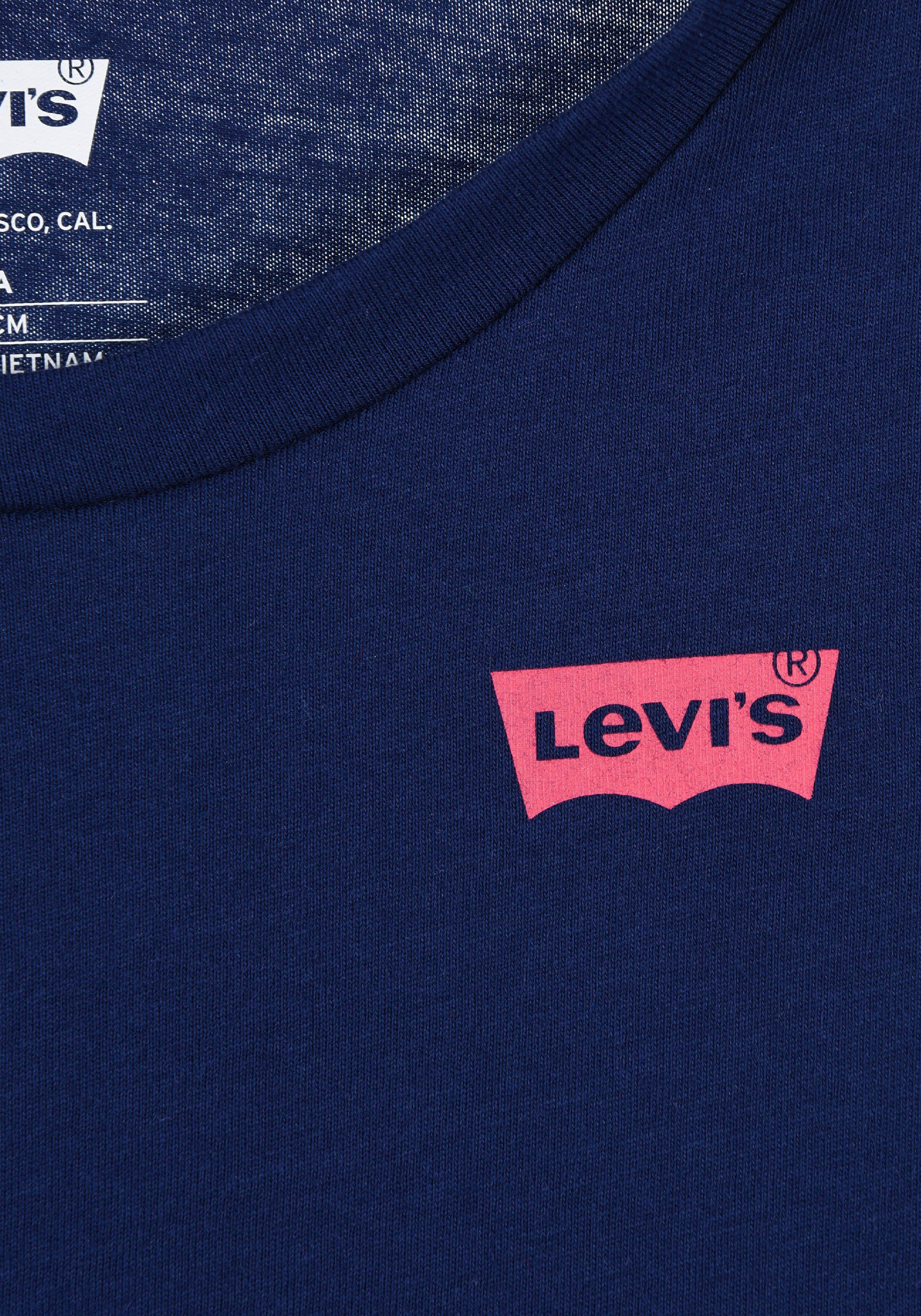 GIRLS S/S Kids Levi's® TEE marine BATWING T-Shirt for
