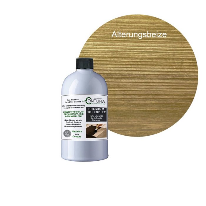 Farbmanufaktur Contura Holzbeize Premium Holzbeize 250ml. Wasserbasis Lösemittelfrei gebrauchsfertig
