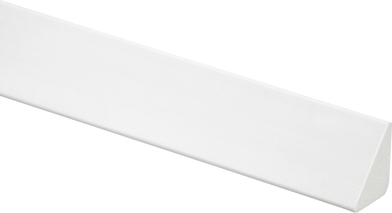 Primo Sockelleiste Primo Dreikantleiste 90 cm 21 x 15 mm weiß