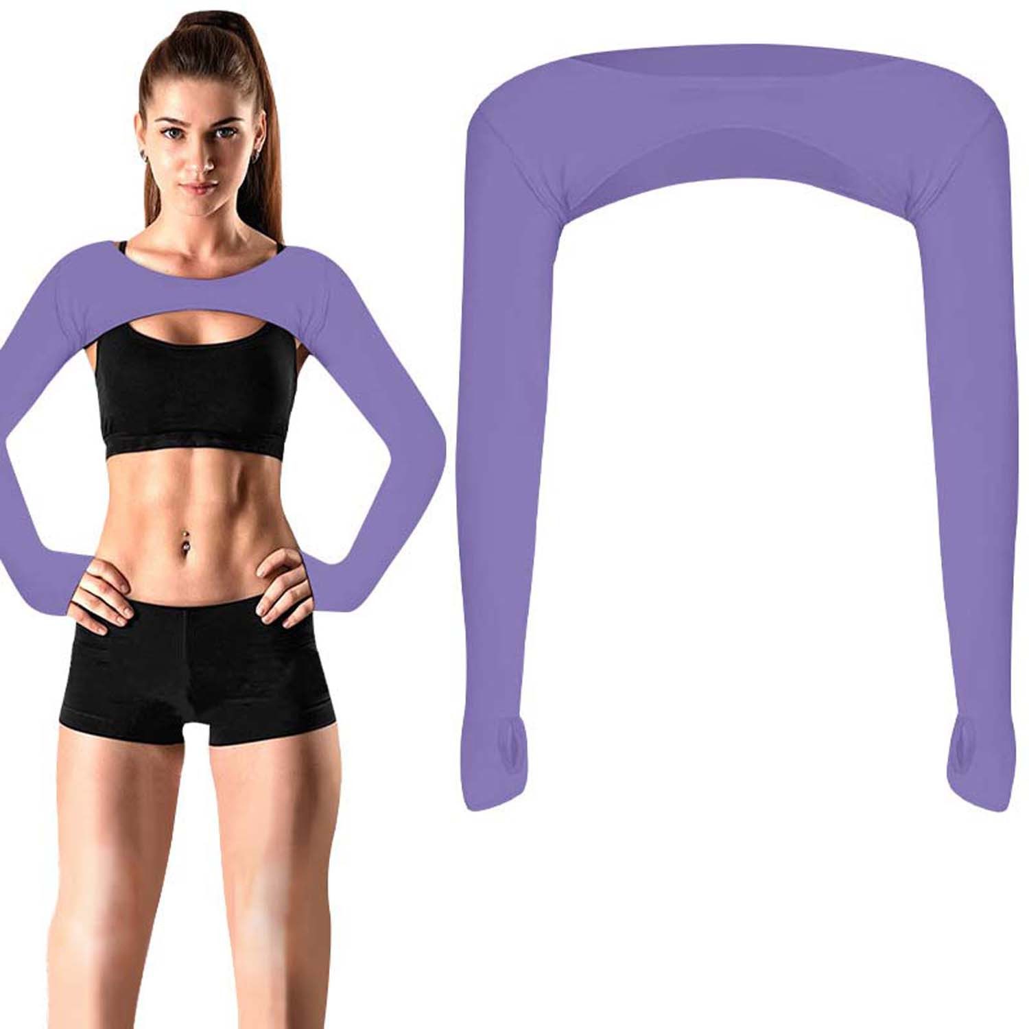 Zaewry Armstulpen Sommer Armlinge Herren Damen UV-Schutz mit Fingerlöchern für Radsport